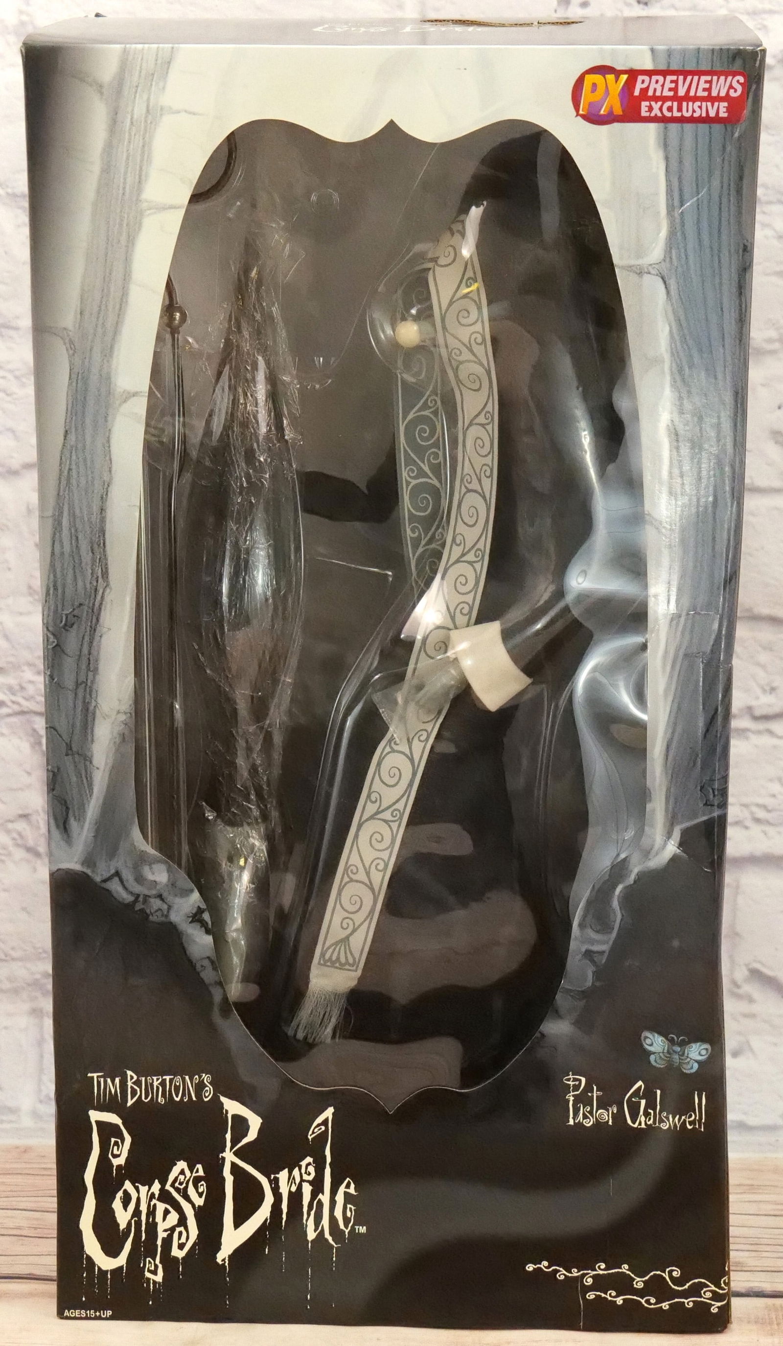 Tim Burton's Corpse Bride Pastor Galswell Figure (1 of 8)
