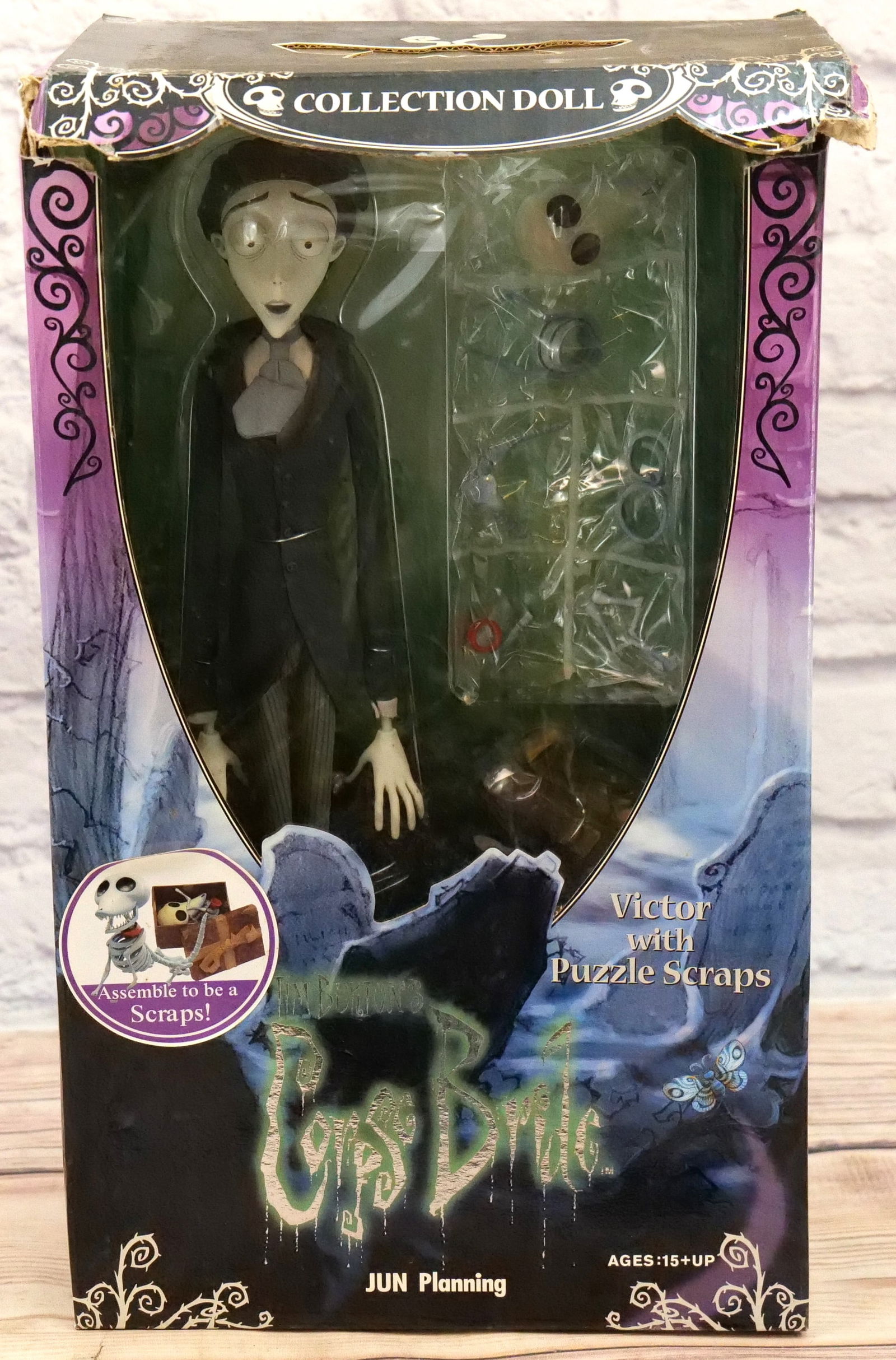 Tim Burton's Corpse Bride Victor with Puzzle Scraps Doll (1 of 8)
