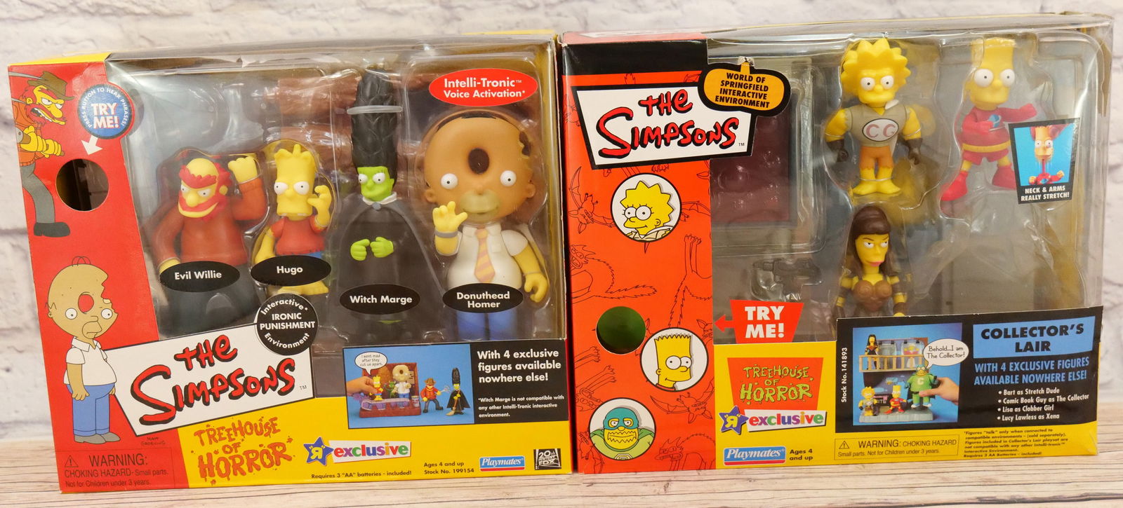 Lot of The Simpsons Treehouse of Horror Figure Sets (1 of 8)