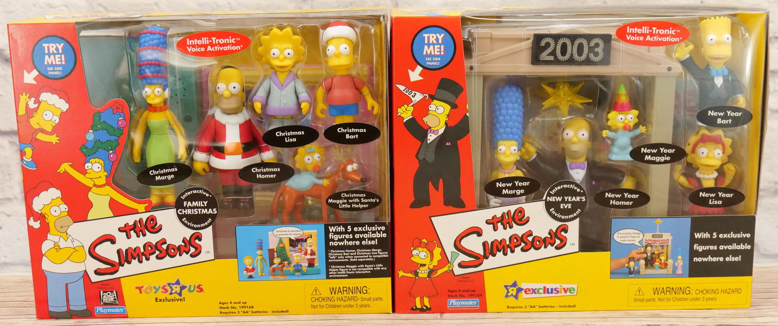 Lot of 2 The Simpsons Exclusive Figure Sets (1 of 8)