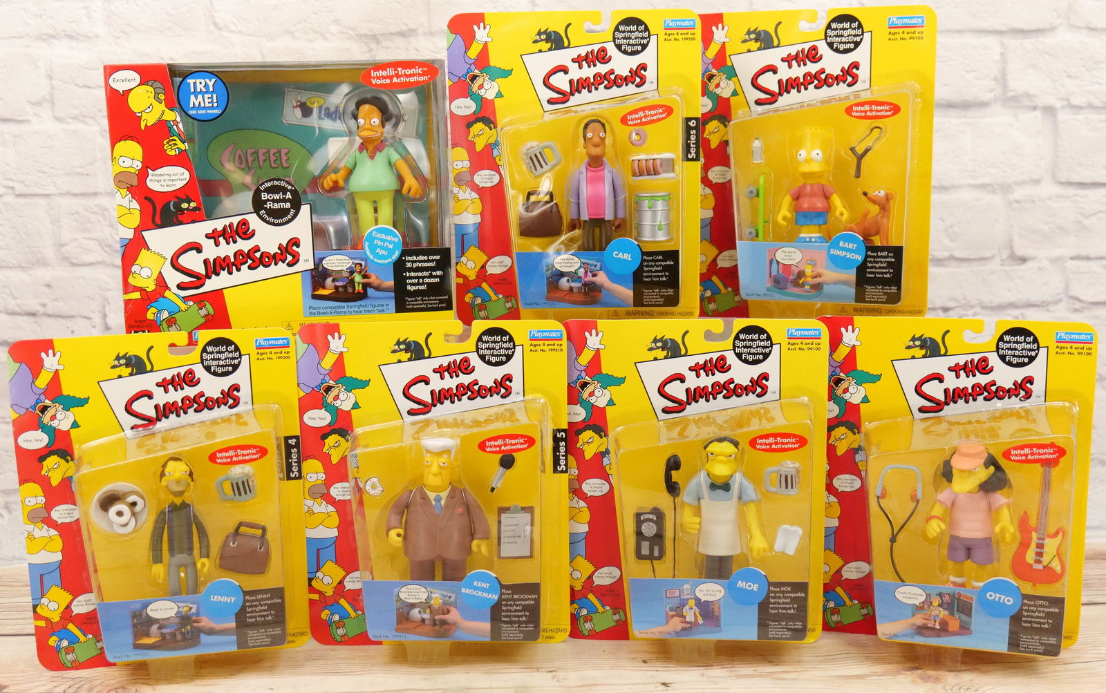 Lot of The Simpsons Playmates Interactive Figures (1 of 10)