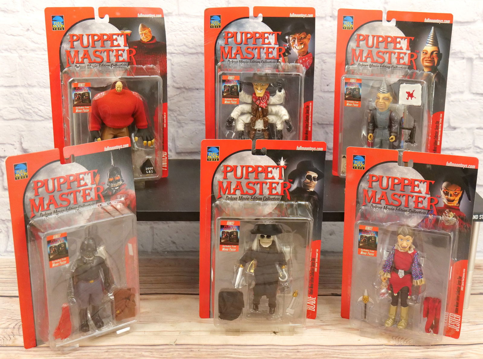 Lot of 6 Puppet Master Deluxe Movie Edition Action Figures (1 of 12)
