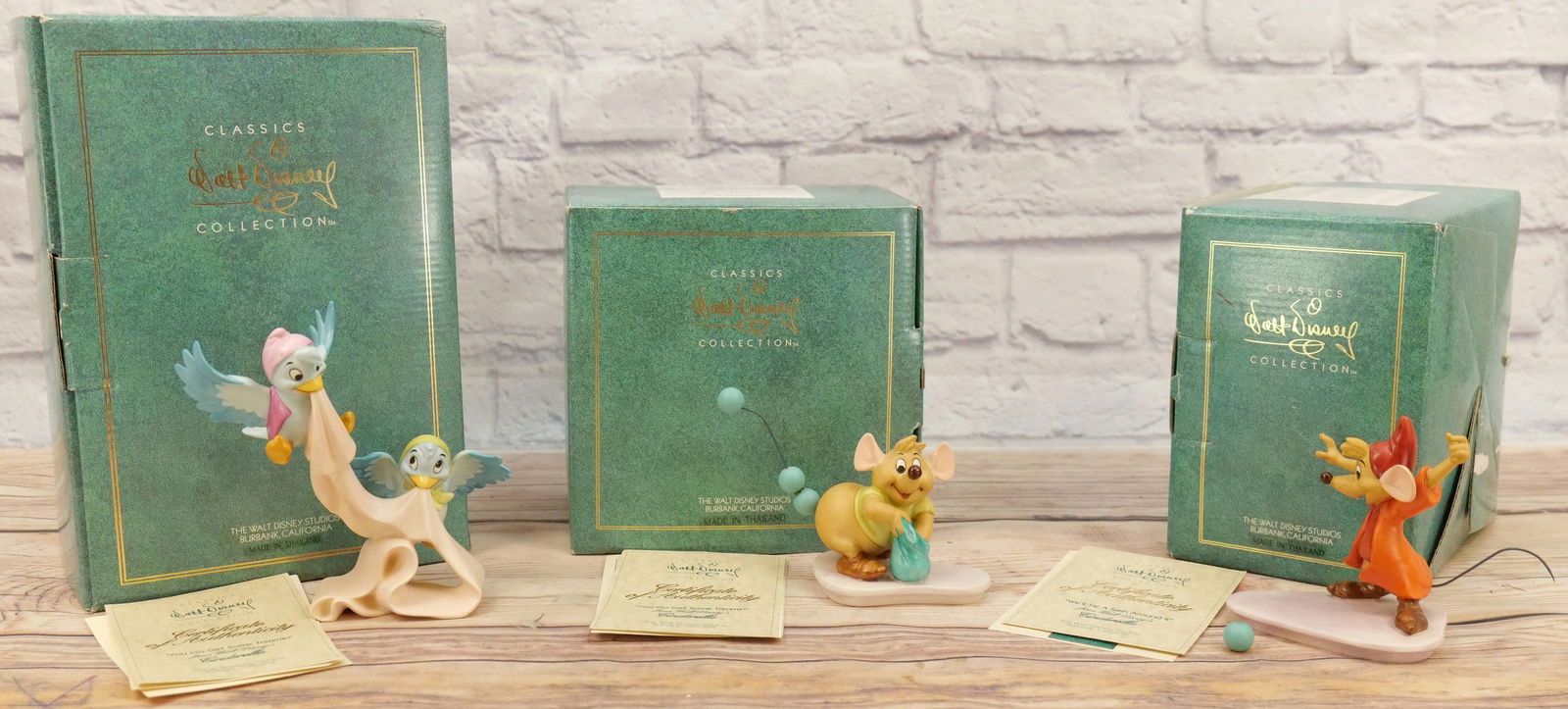 Lot of 3 WDCC Cinderella Figurines (1 of 9)