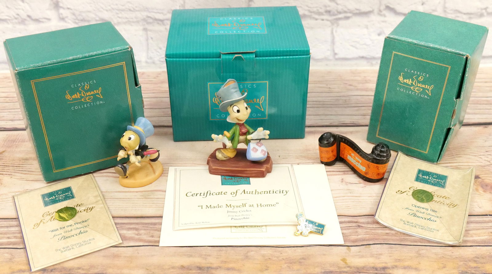 Lot of 3 WDCC Pinocchio Porcelain Figurines (1 of 8)