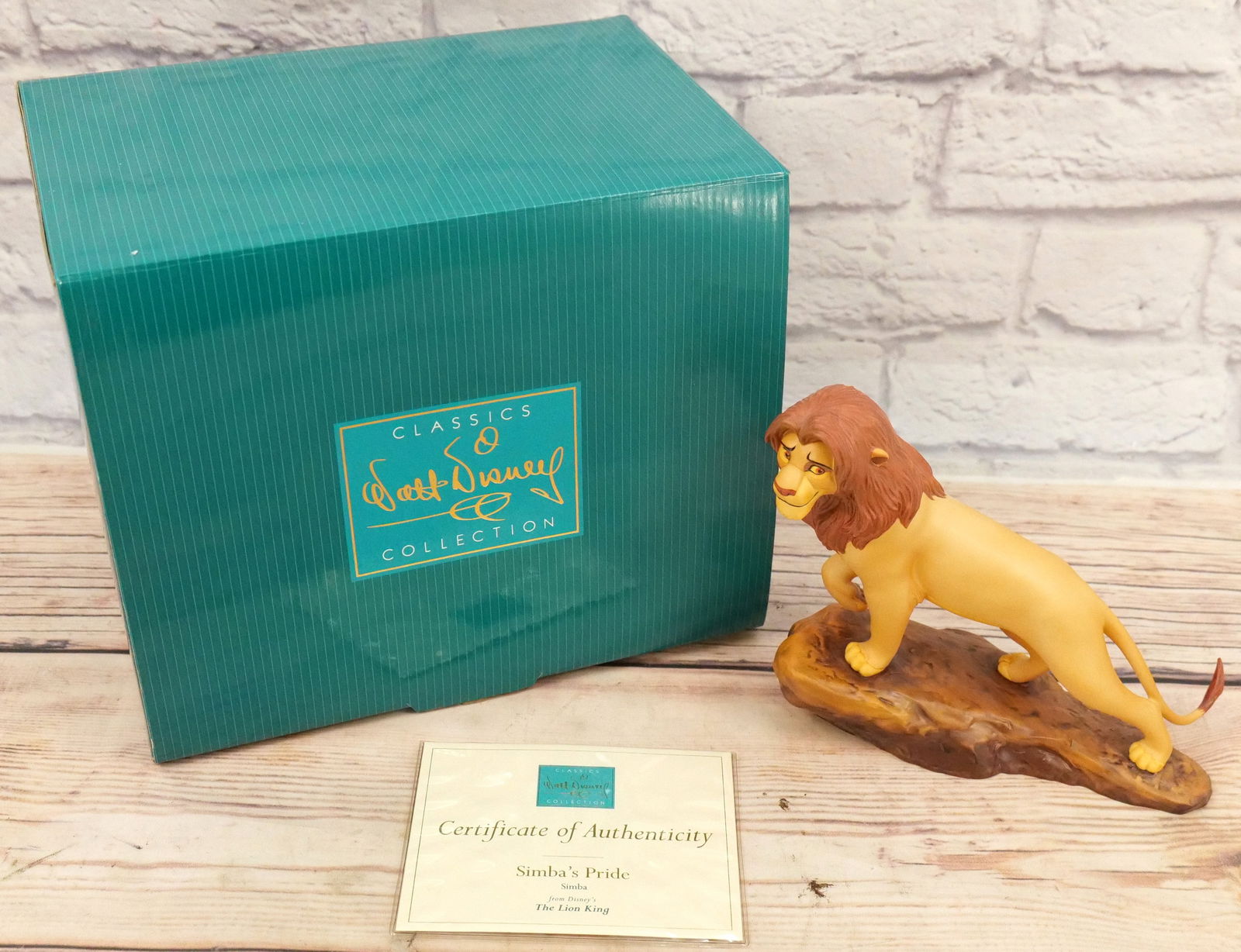 Wdcc "simba's Pride" Lion King Figurine Auction