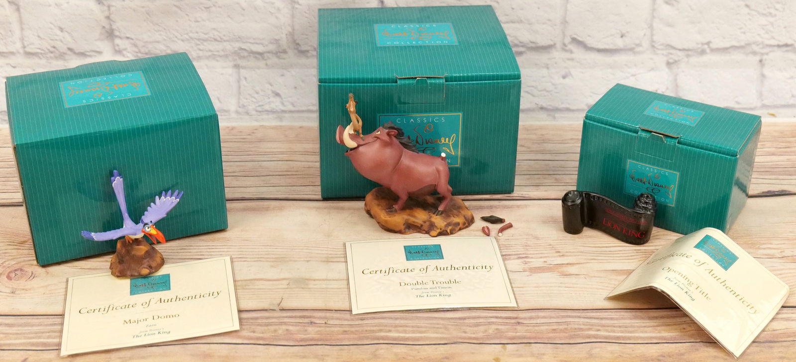 Lot of 3 WDCC Lion King Porcelain Figurines (1 of 8)