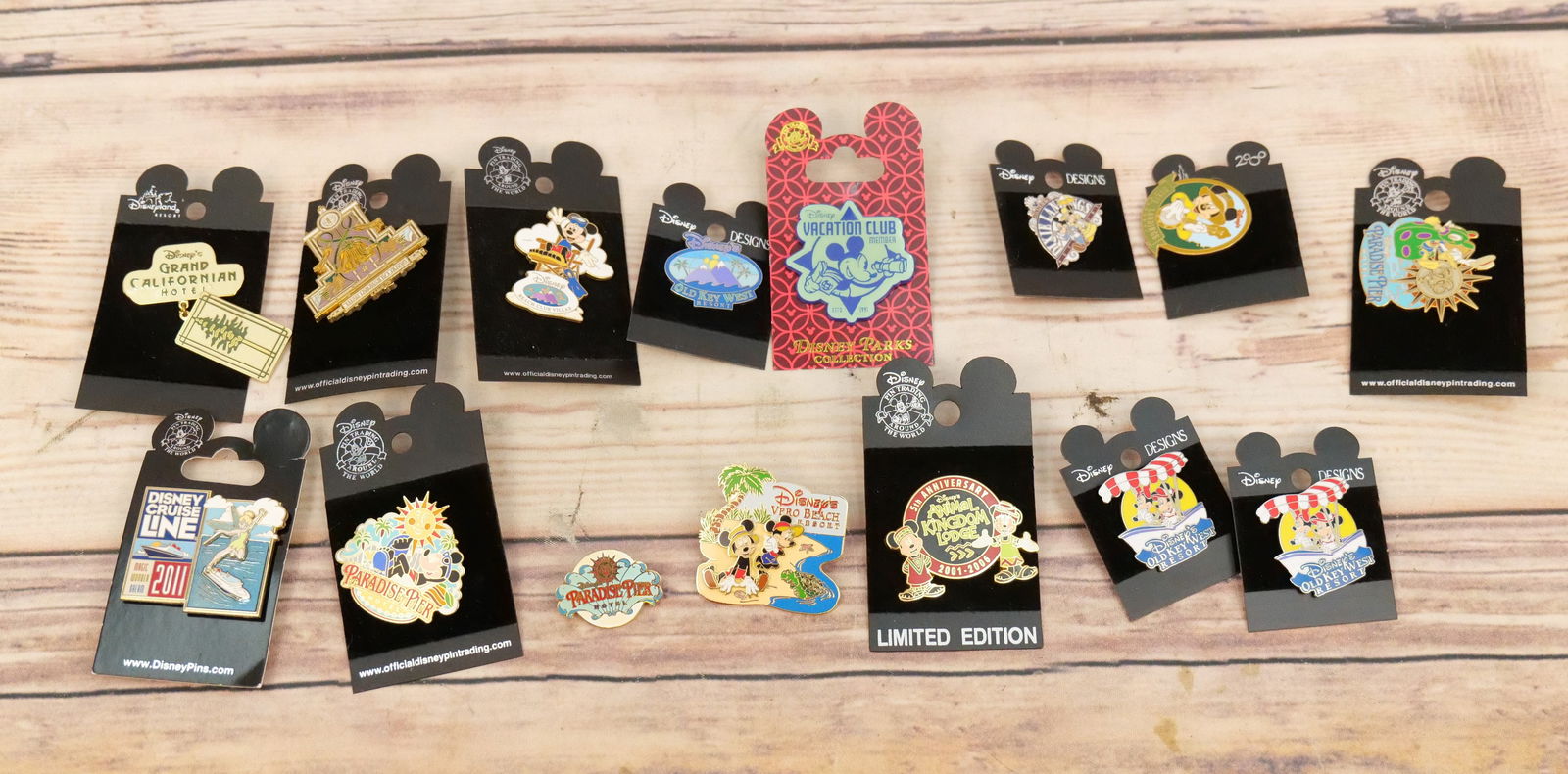 Lot of 15 Disney Vacations and Resort Pins (1 of 3)