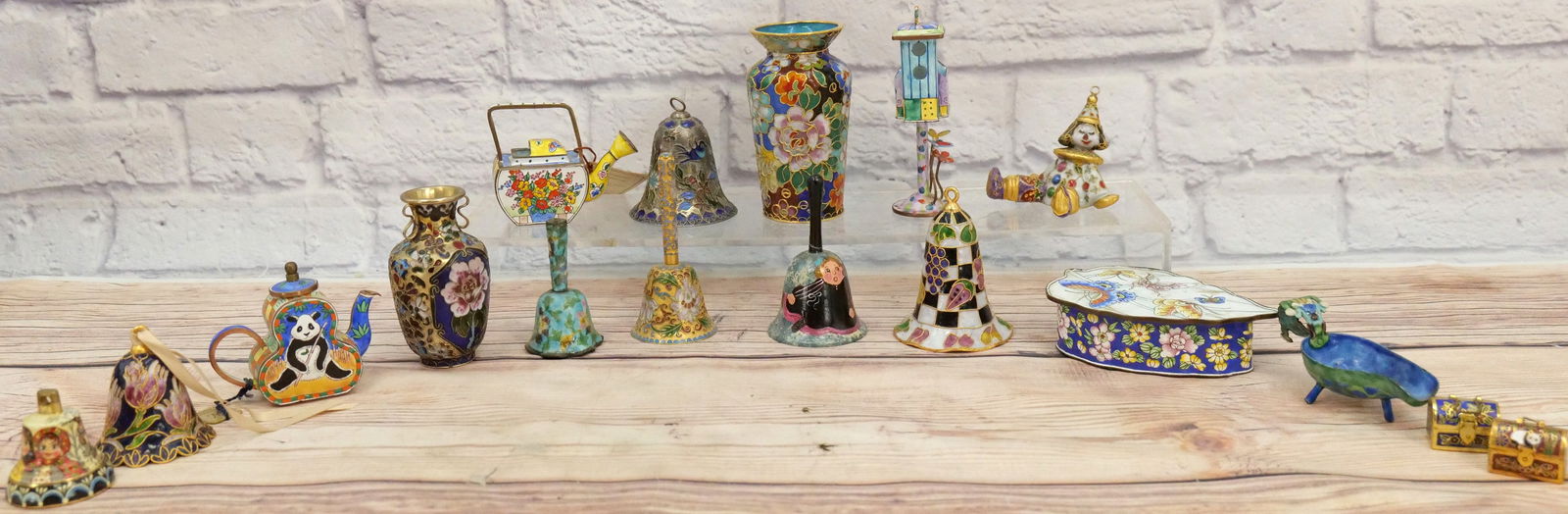 Large Lot of Cloisonne and Enamelware (1 of 10)
