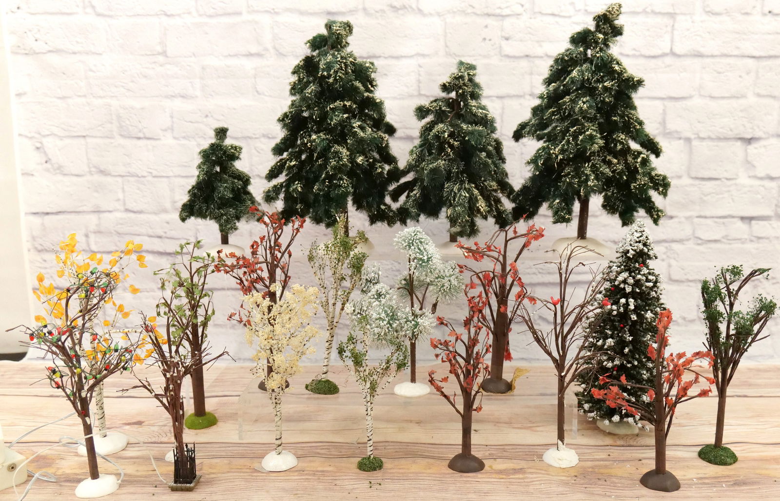 Lot of Dept. 56 and Lemax Trees (1 of 6)