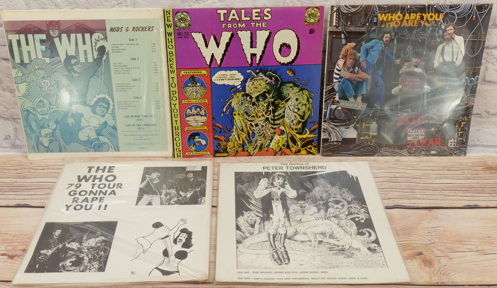 Lot of 5 The Who Vinyl Records (1 of 6)