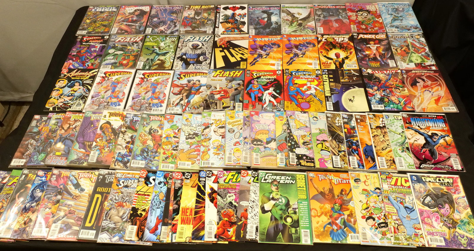 Short Box of DC Comics with Distributer Packs (1 of 6)