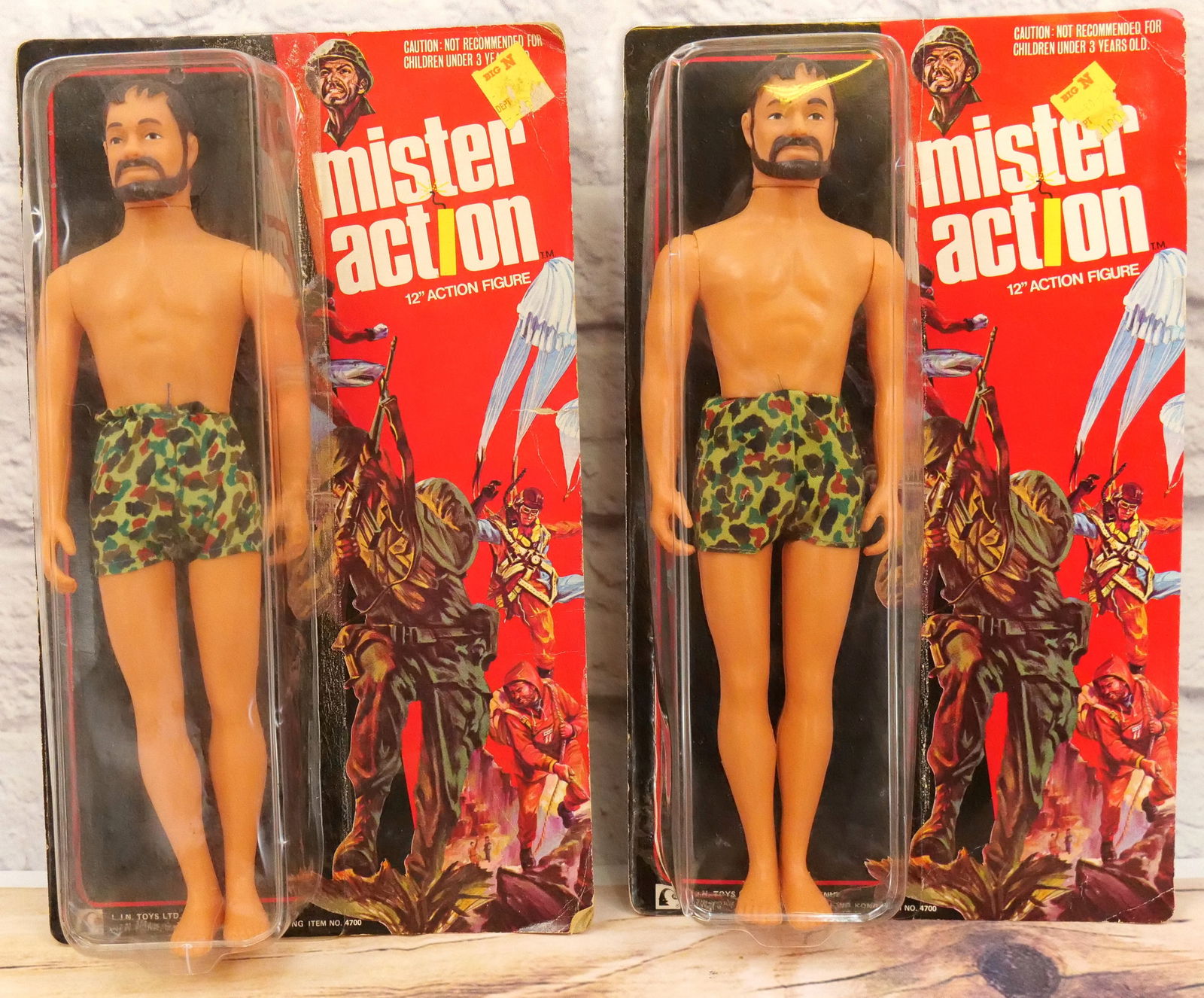 Lot of 2 LJN Vintage Mister Action 12" Figures (1 of 12)