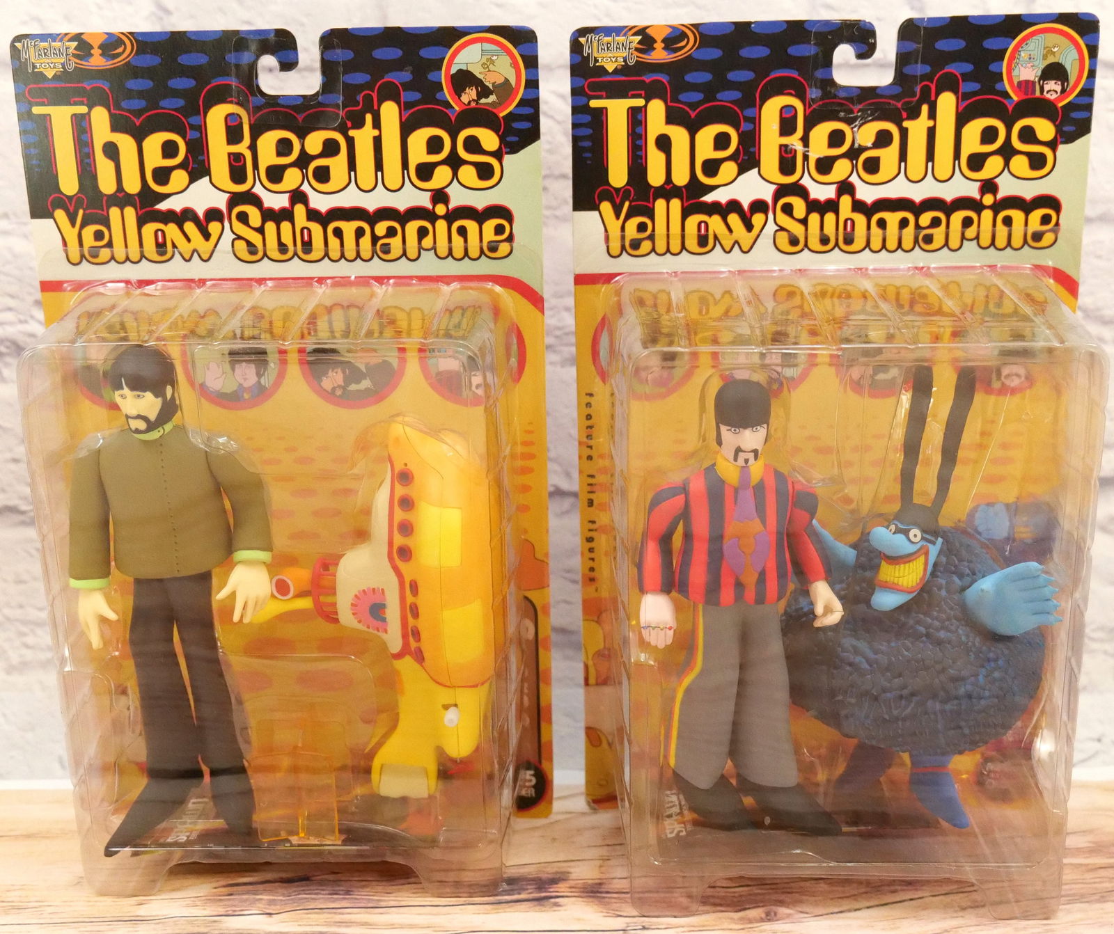 Lot of 2 McFarlane Beatles Yellow Submarine Action Figures (1 of 10)