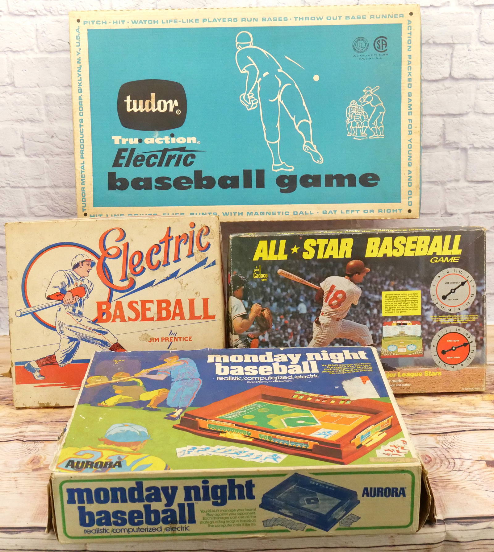 Lot Of Vintage Baseball Board Games Auction