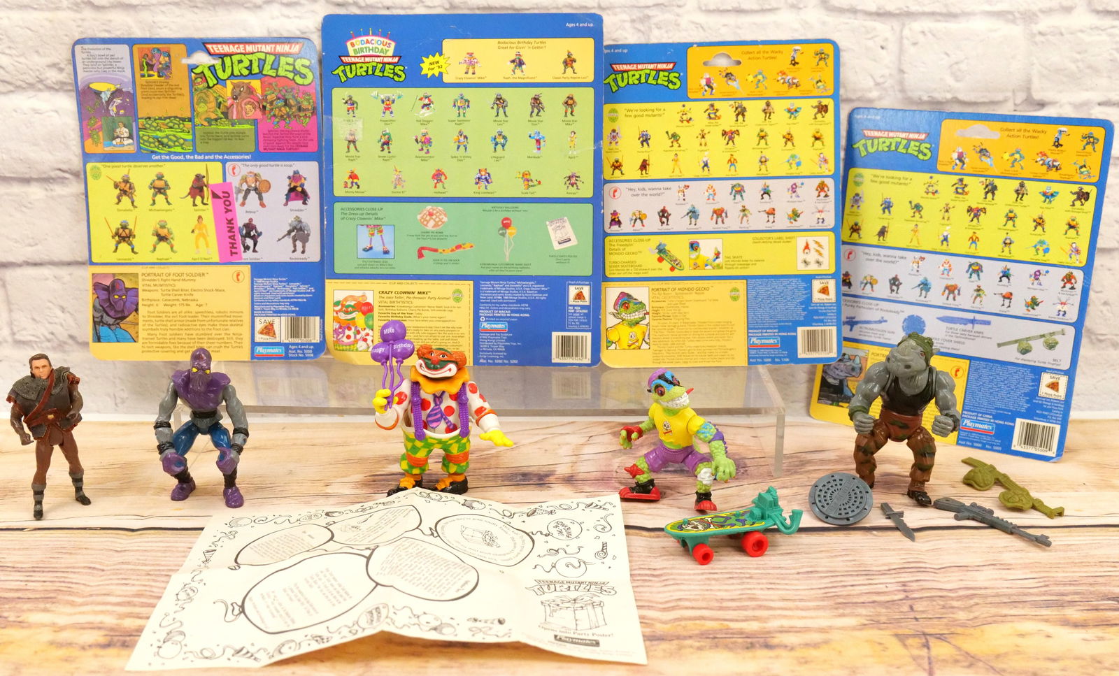 Lot of Vintage Teenage Mutant Ninja Turtles Figures (1 of 10)