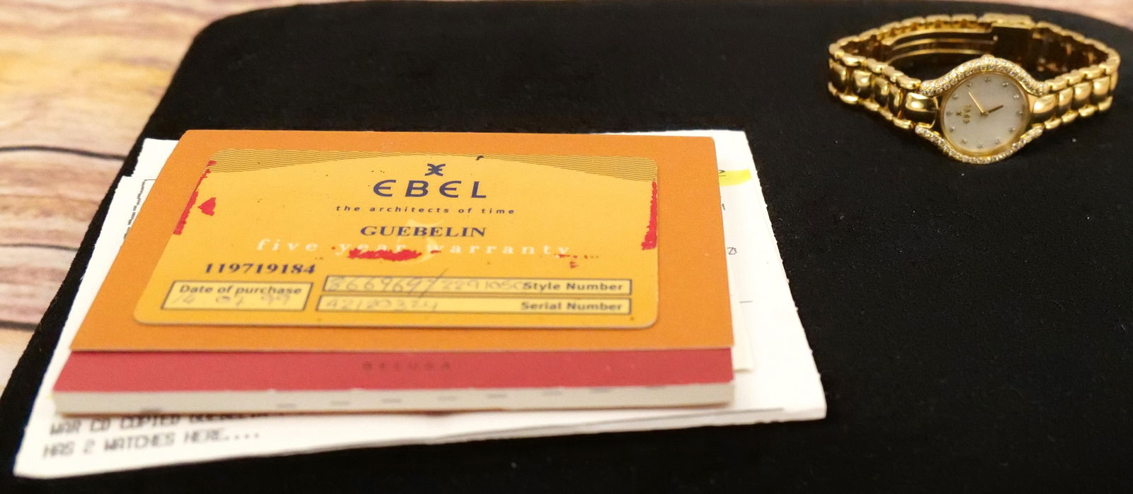 18kt and Diamond Ebel Ladies Watch (1 of 5)