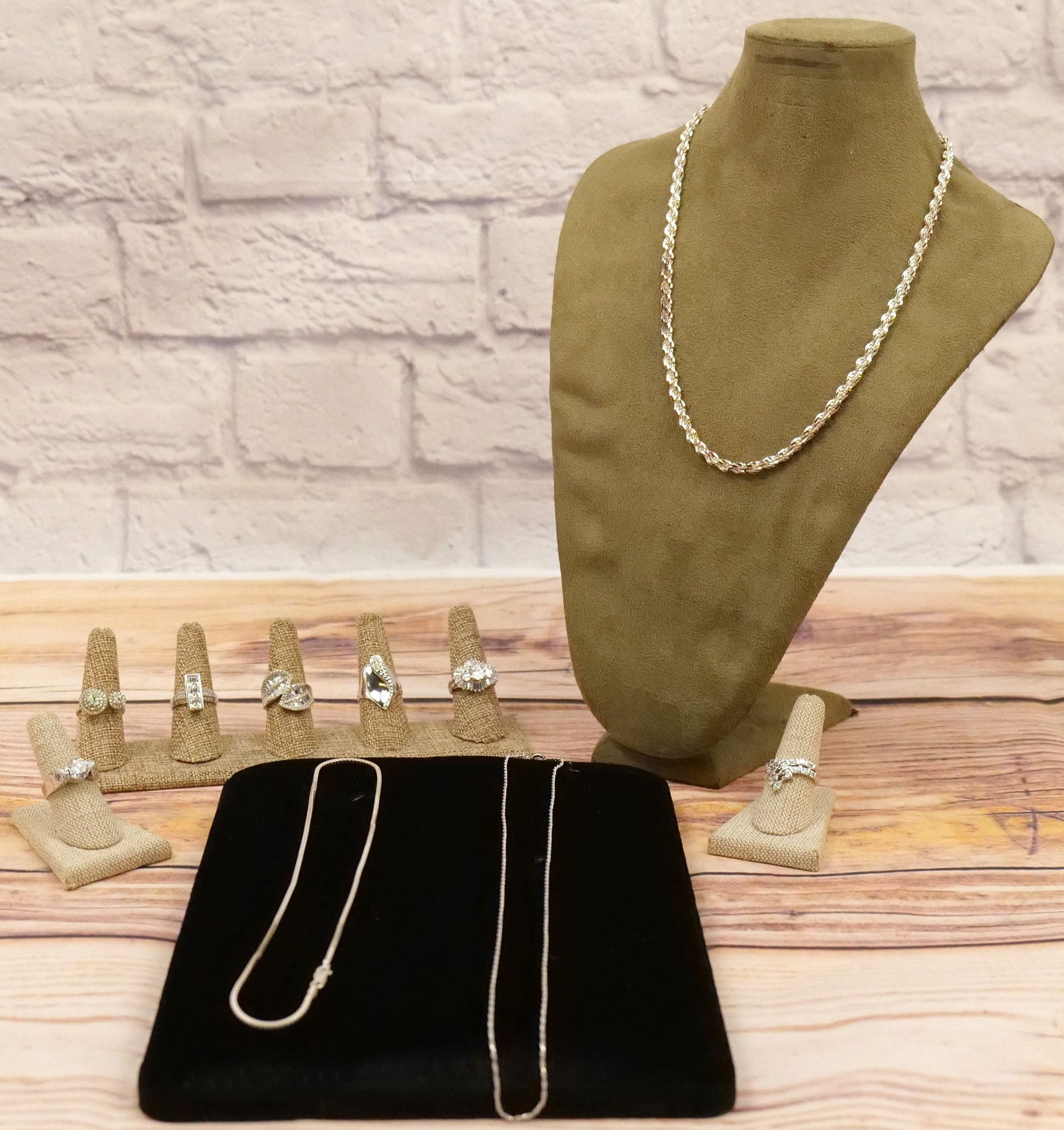 Lot of Sterling Silver Jewelry (1 of 13)