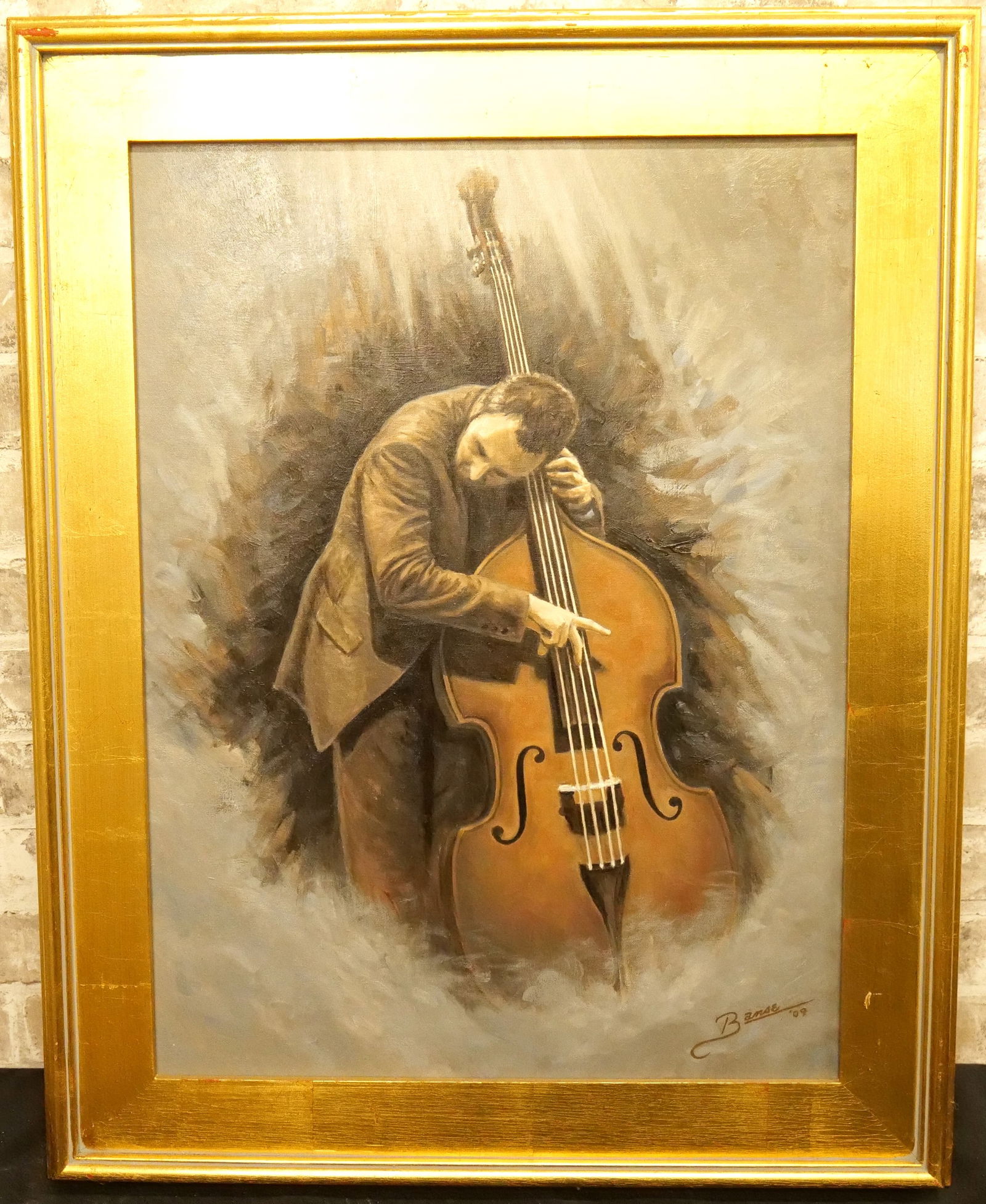 Bass Player In Brown by Glen Fortune Banse (1 of 10)