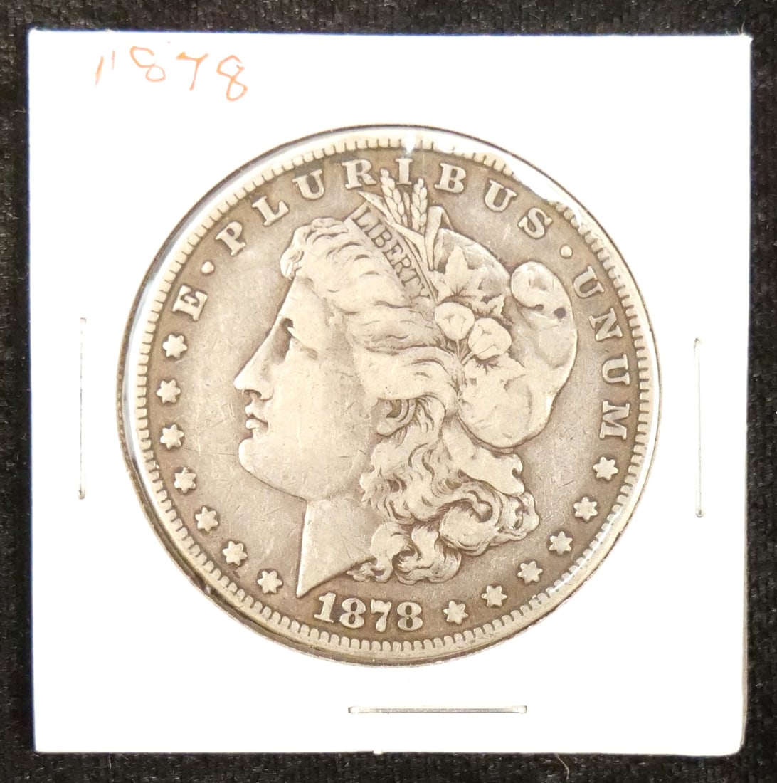 1878 Morgan Silver Dollar - 8 Tail Feathers (1 of 4)