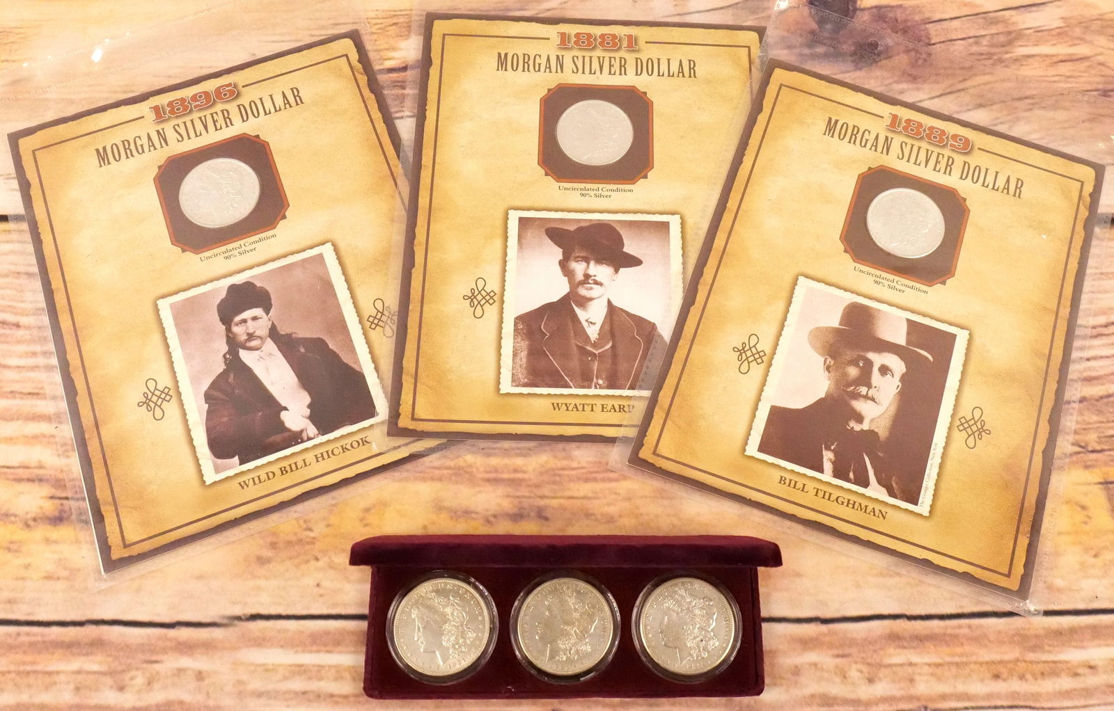 Lot of 6 Morgan Silver Dollars (1 of 11)