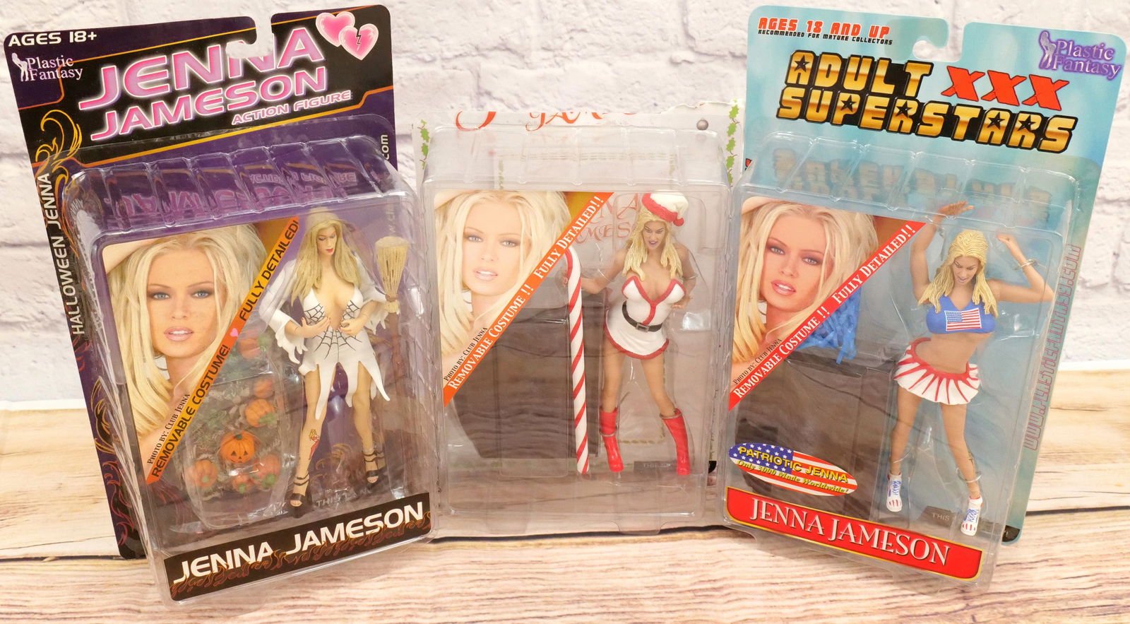 Lot of 3 Jenna Jameson Action Figures (1 of 6)