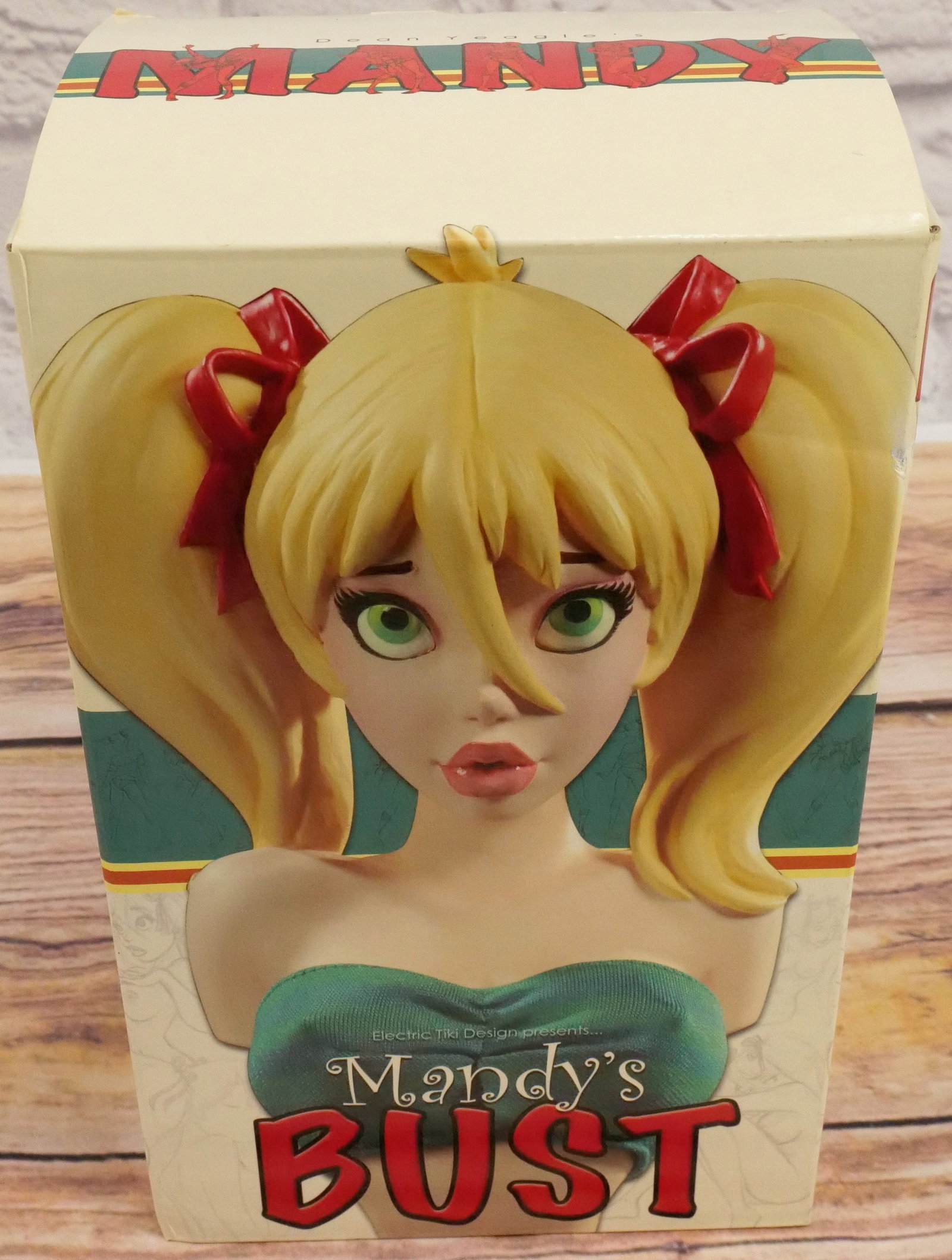 Electric Tiki Dean Yeagle's Mandy's Bust: Electric Tiki Dean Yeagle's Mandy's Bust. Limited Edition #211/400. New in Box. All invoices must be paid within 24 hours of the sale. We offer multiple shipping options, please read the terms as they