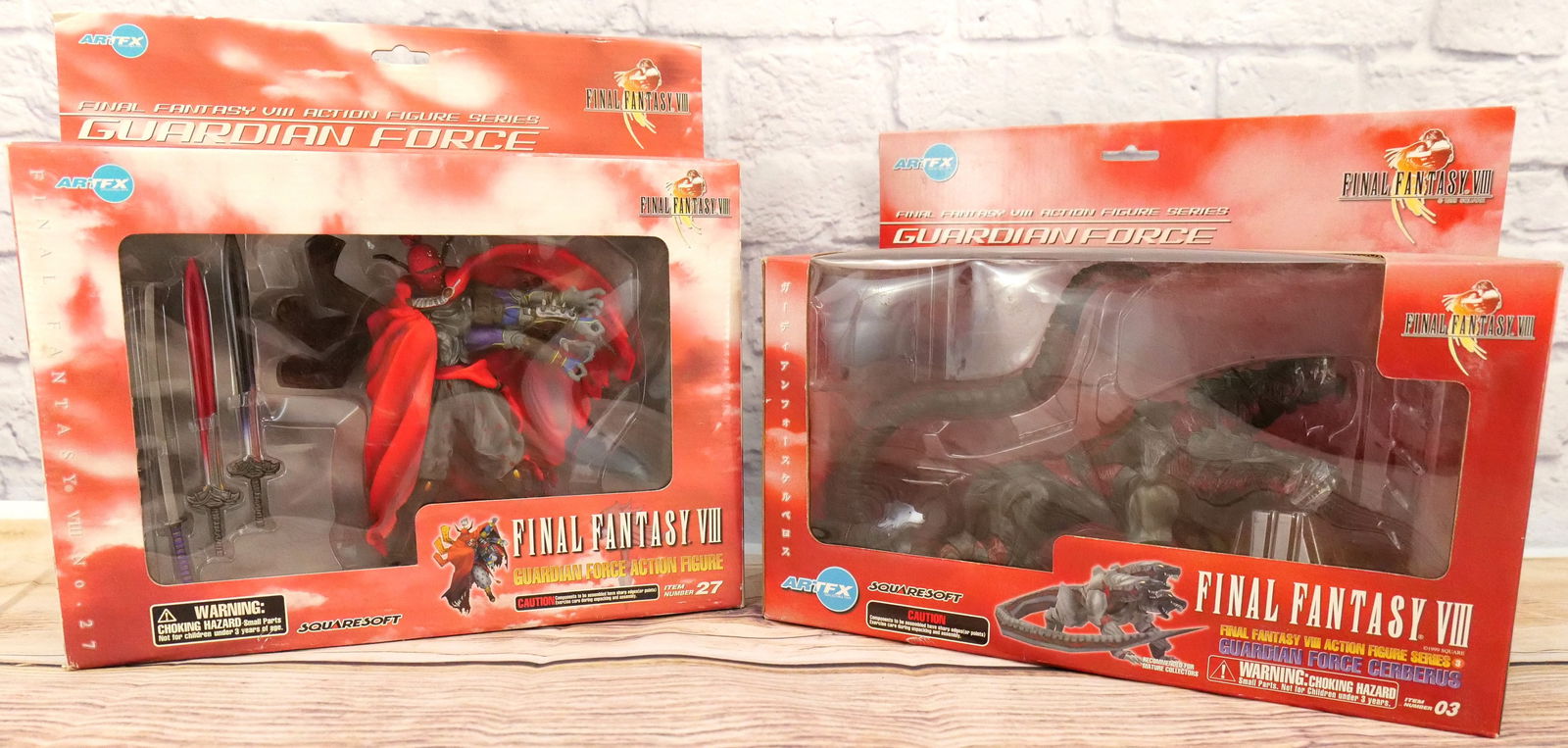 Lot of 2 Final Fantasy VIII Guardian Force Action Figures (1 of 8)