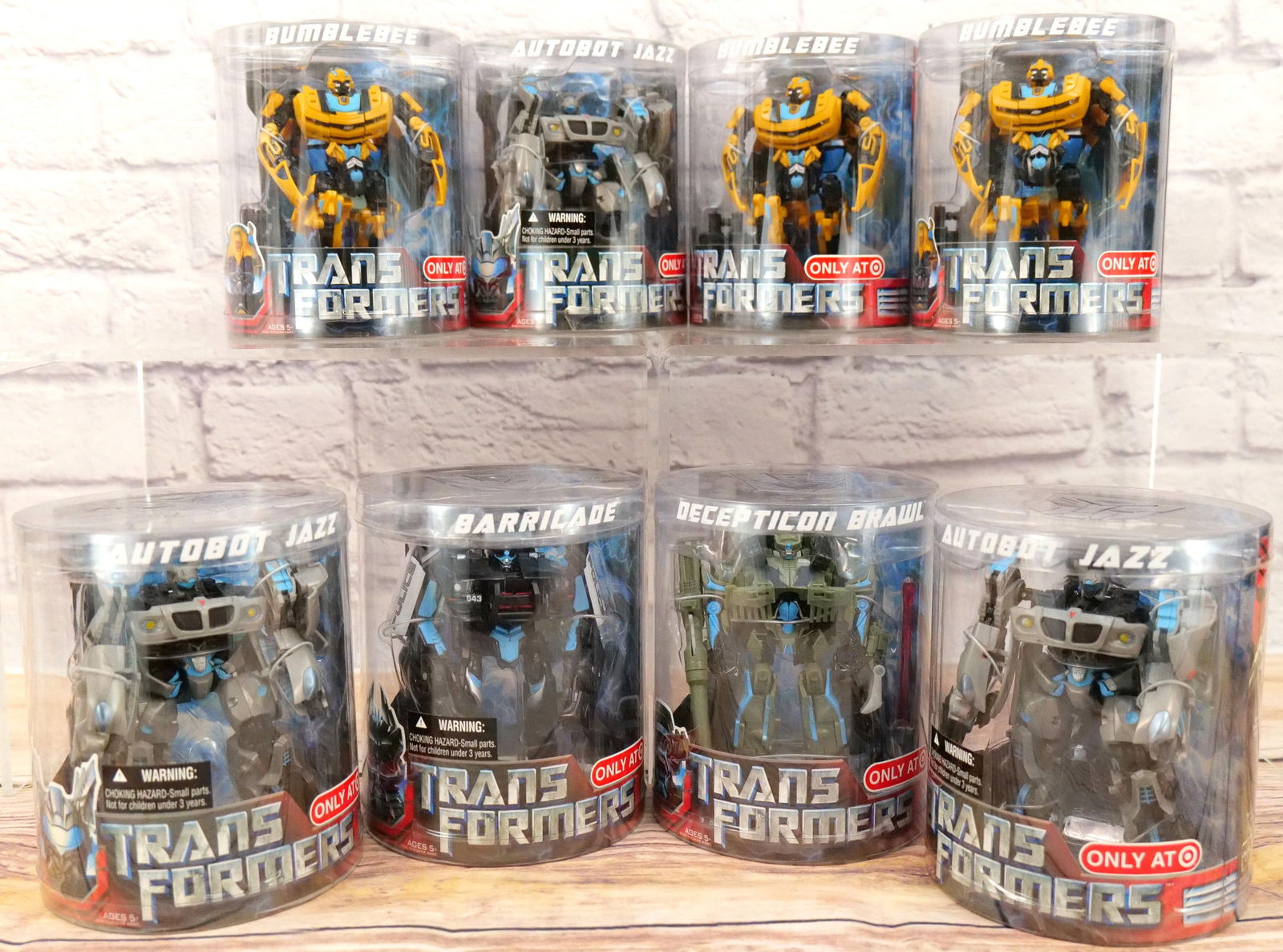 Lot of 8 Transformers 2007 Movie Canisters (1 of 12)