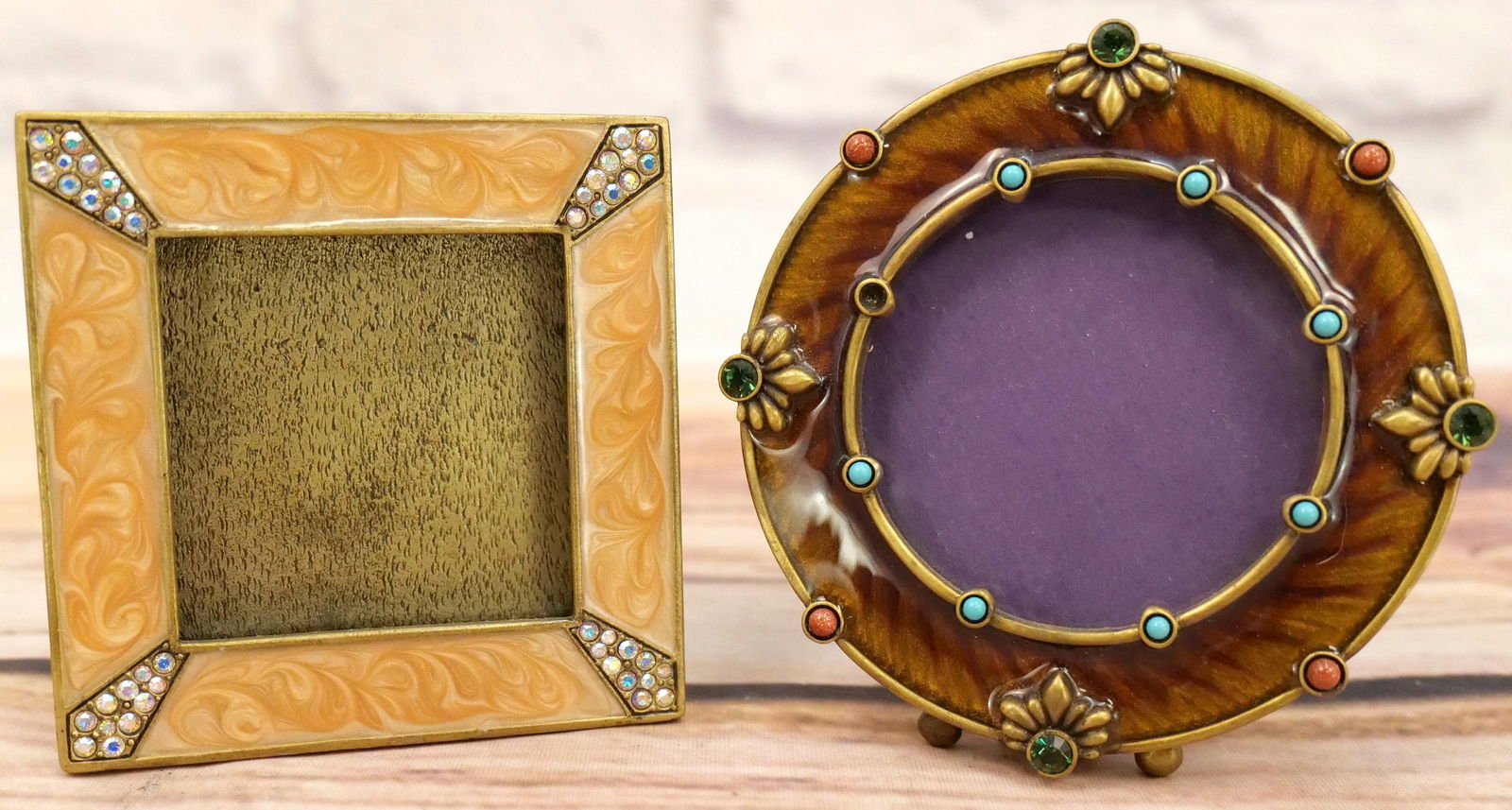 2 Jay Strongwater Jeweled Picture Frames (1 of 6)