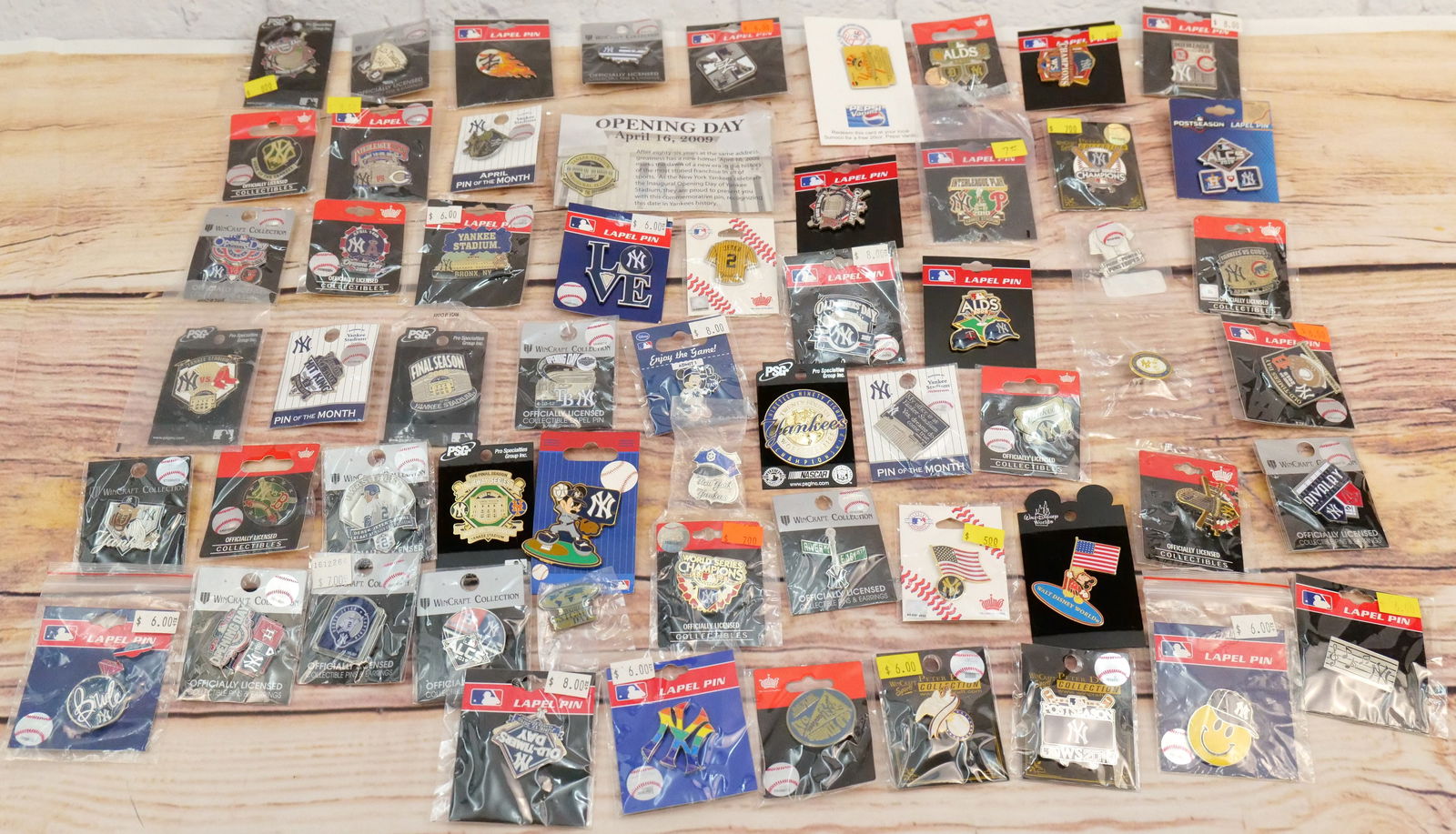 Lot of 60 New York Yankees Pins (1 of 10)