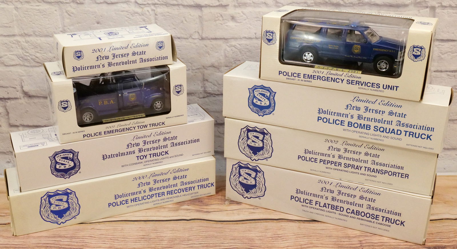 Lot of 8 NJSPBA Diecast Vehicles (1 of 8)