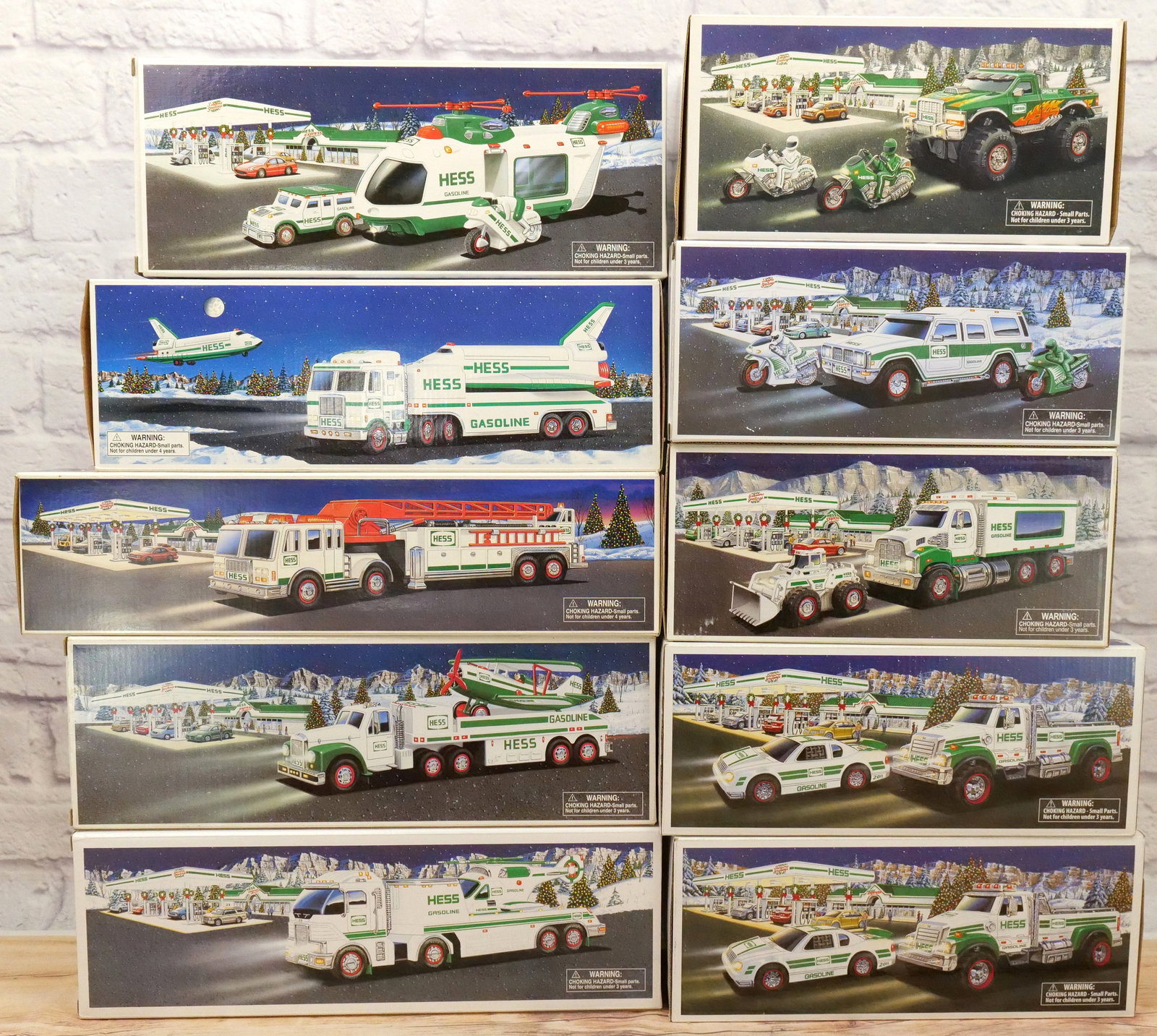 Lot of 10 Hess Trucks (1 of 9)
