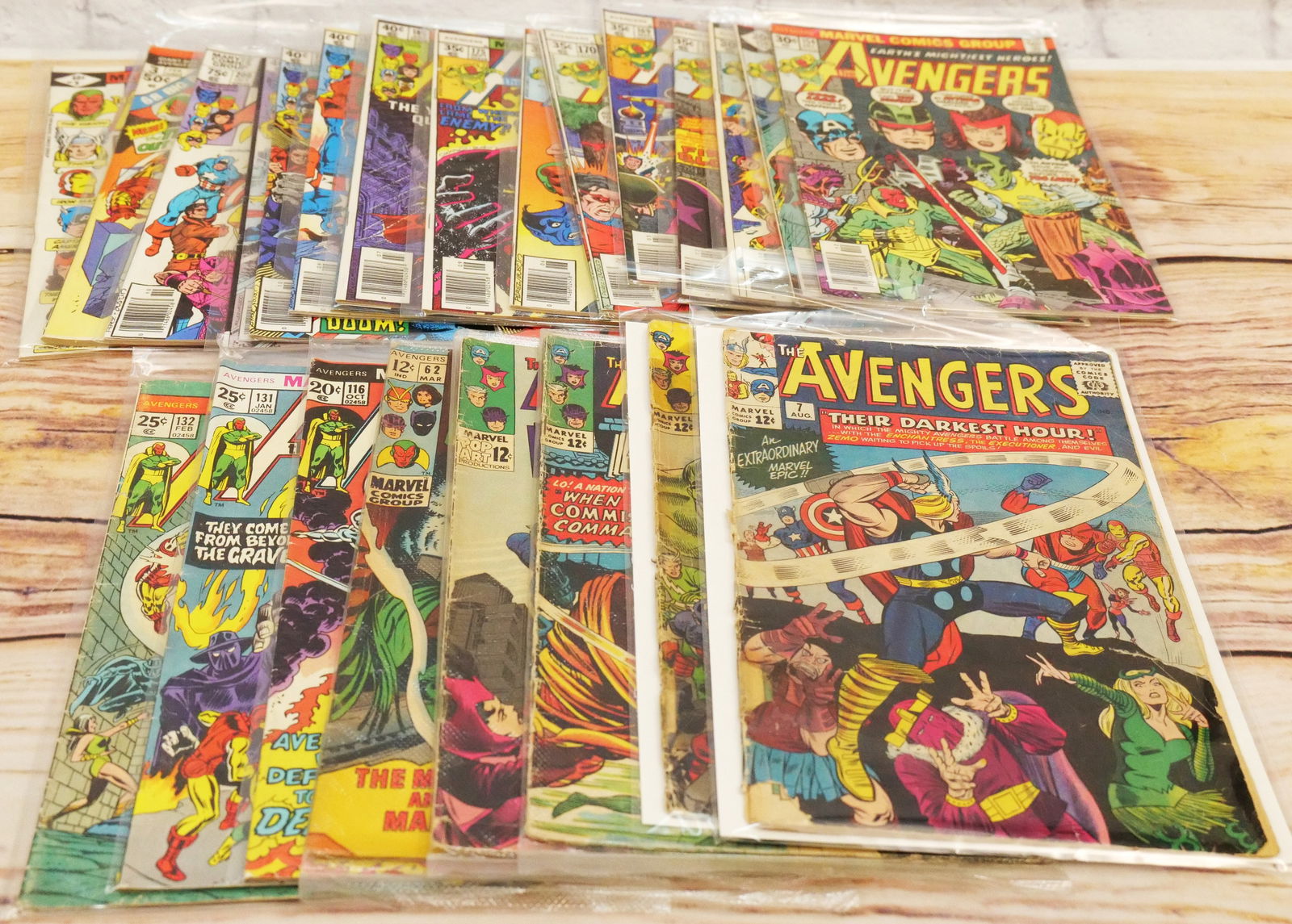 Lot of 24 Avengers Silver and Bronze Age Comics (1 of 3)
