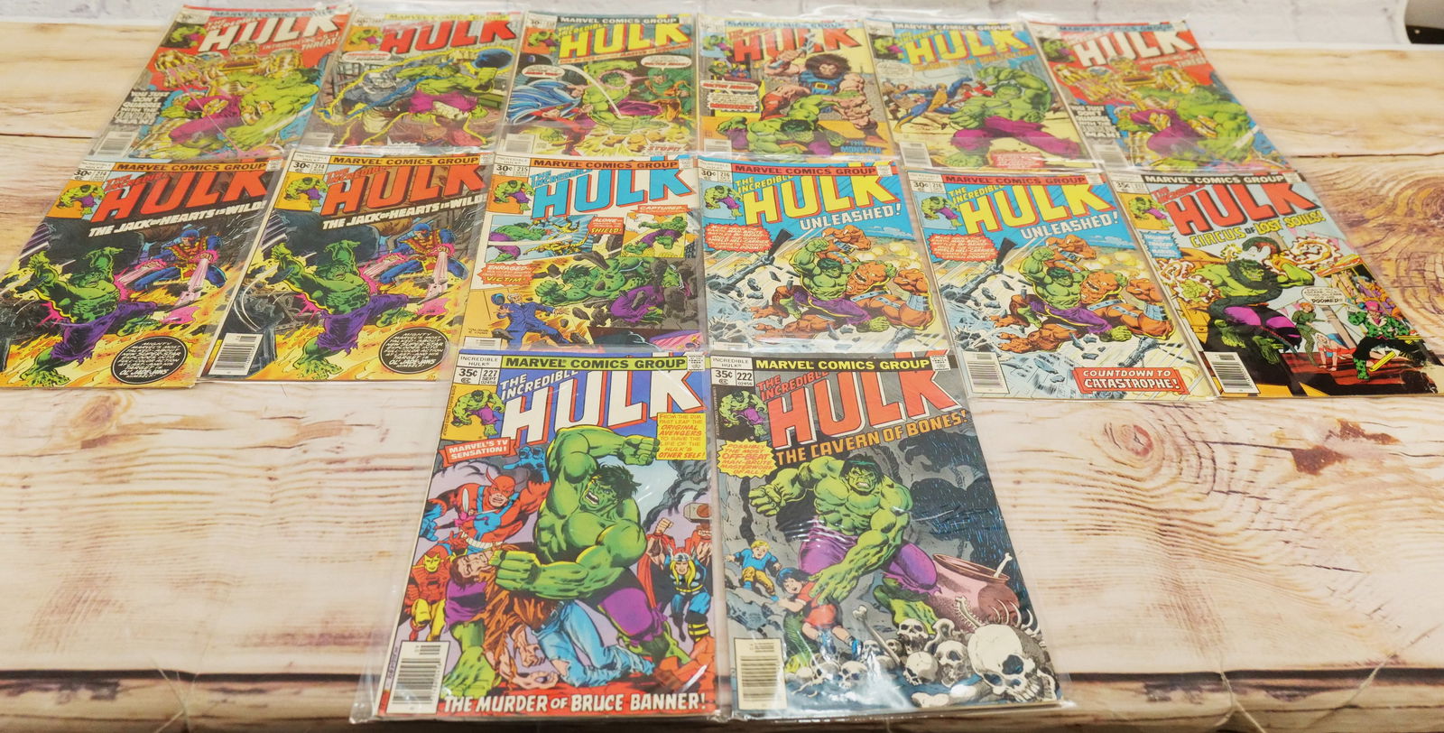 Lot of 14 Marvel Bronze Age Hulk Comics (1 of 8)