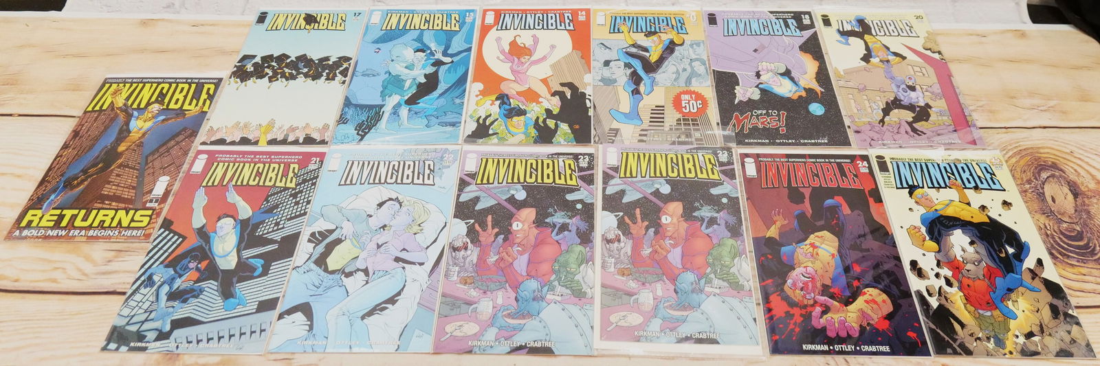 Lot of 13 Invincible Comics (1 of 4)