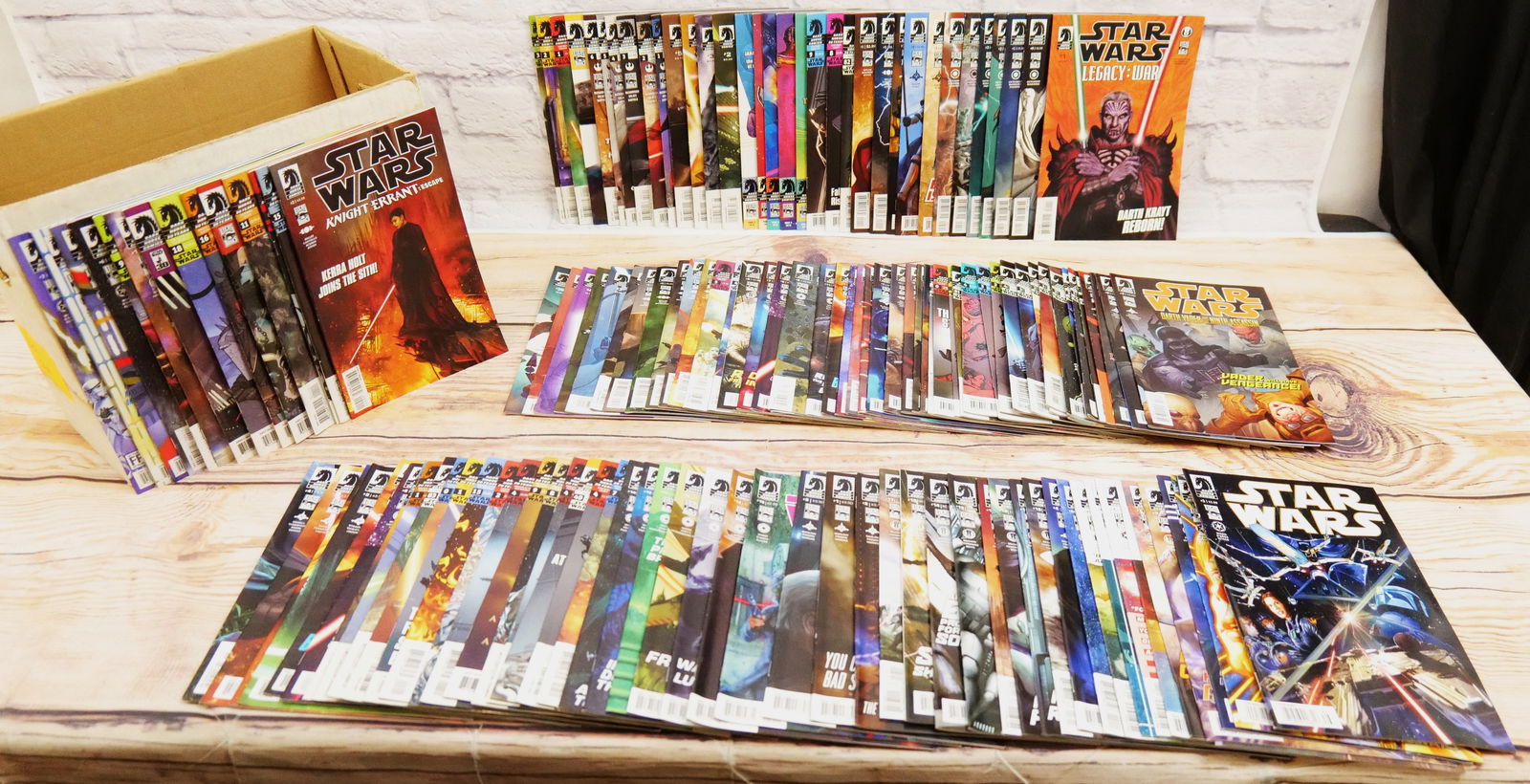 Short Box of Star Wars Comics (1 of 10)