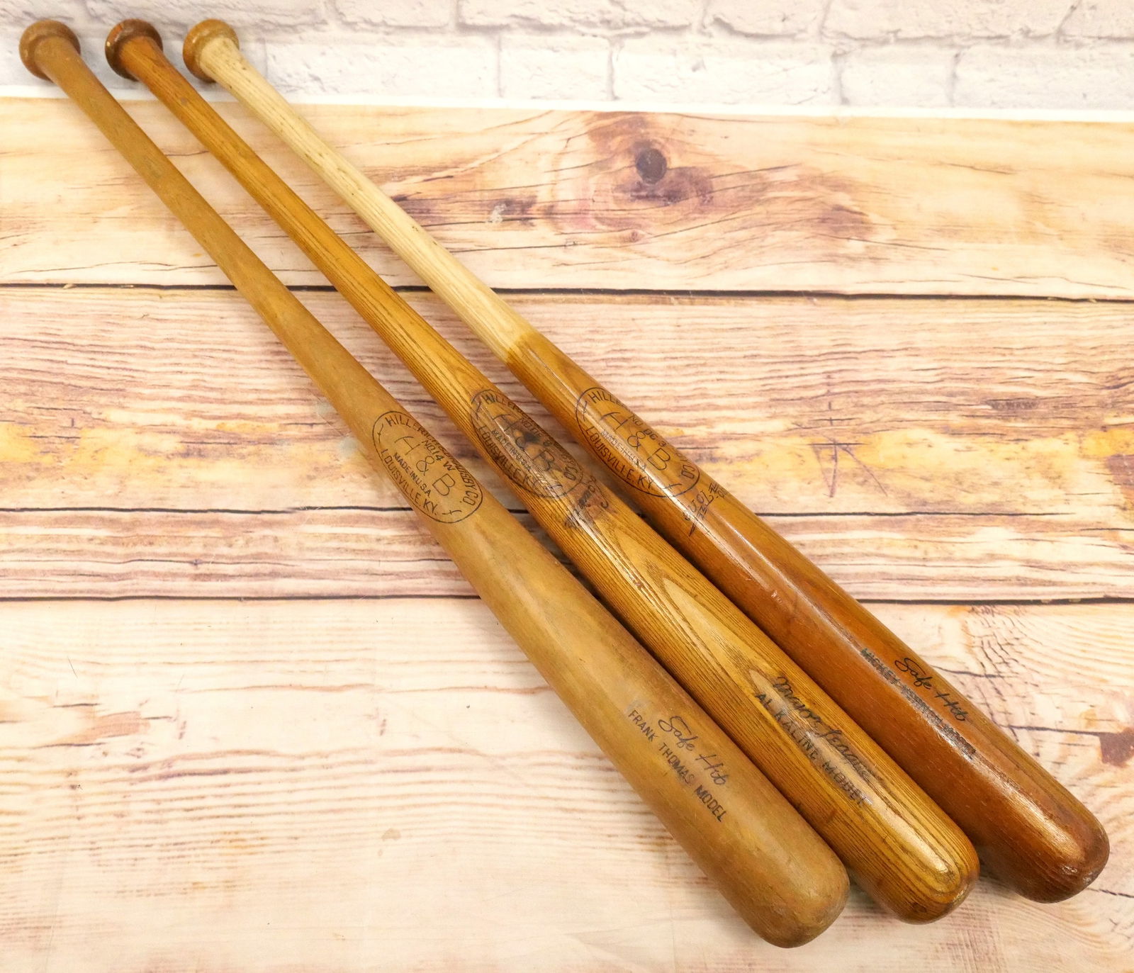 Lot of 2 Hillerich & Bradsby Co. Bats (1952-1959) (1 of 11)