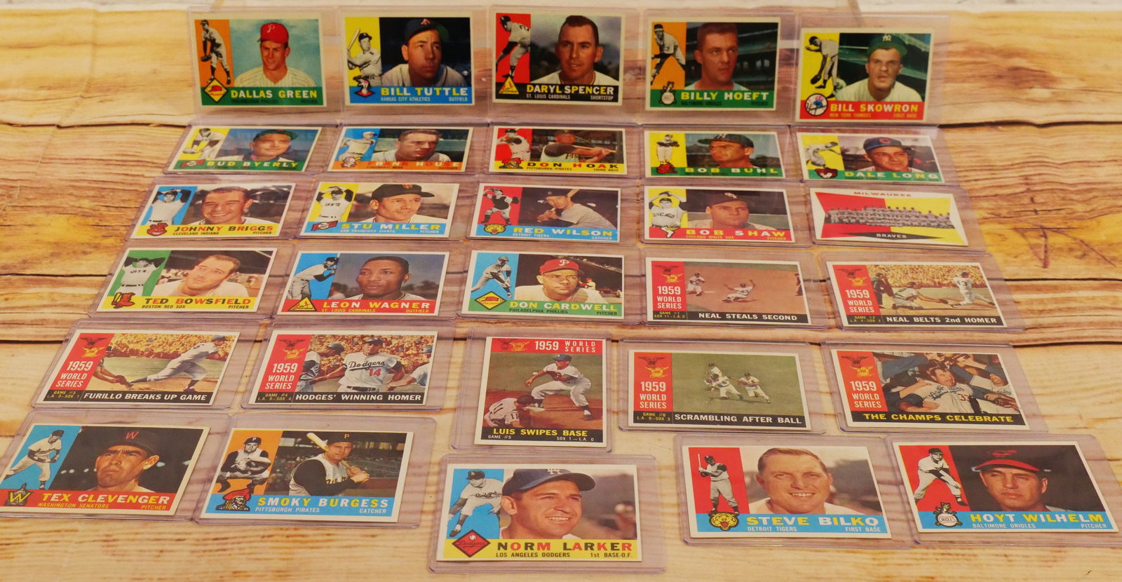 Lot of 30 Topps 1960 Baseball Cards (1 of 17)