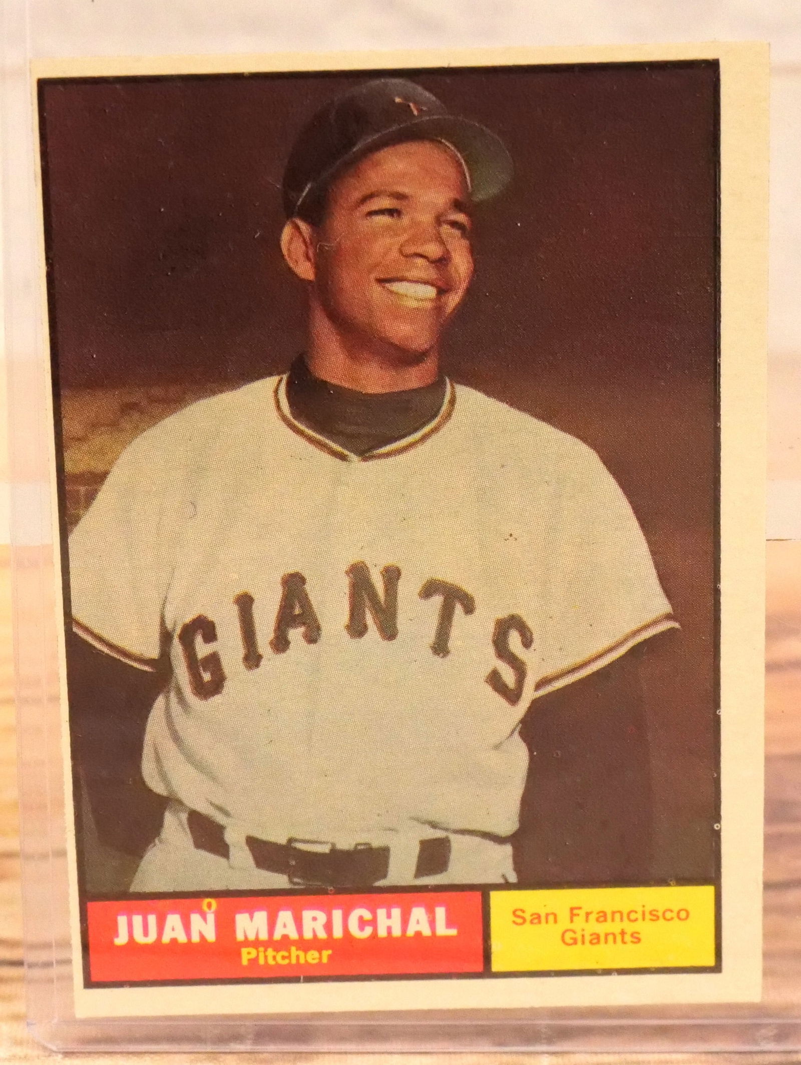 Juan Marichal Topps 1961 Rookie Card (1 of 3)
