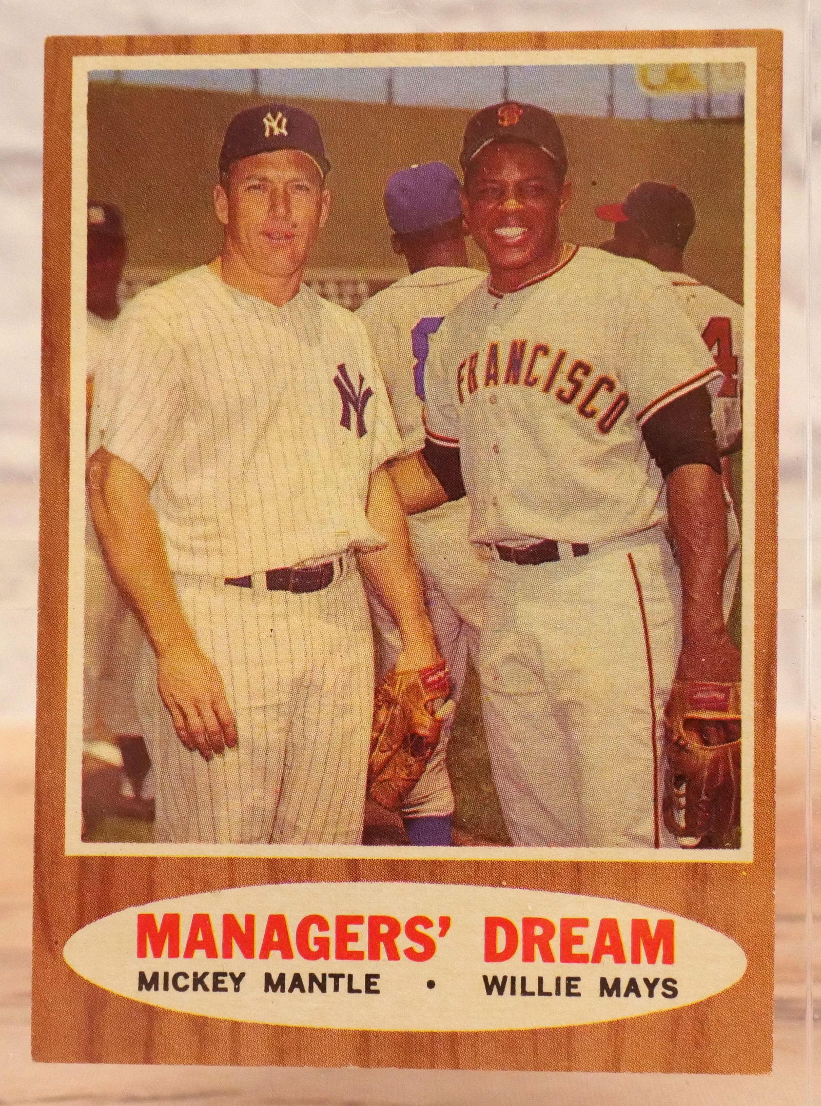Manager's Dream Mickey Mantle & Willie Mays 1962 Topps (1 of 6)