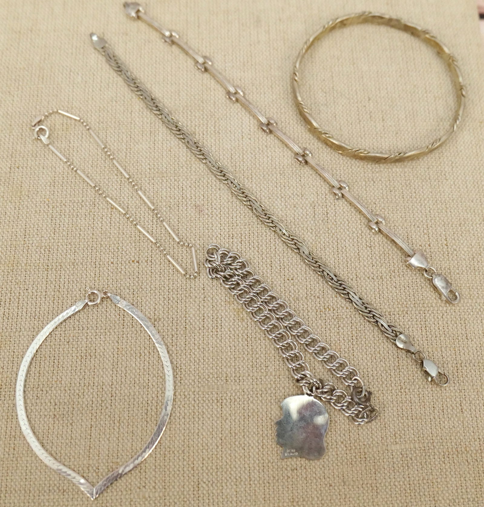 Lot of 6 Sterling Bracelets (1 of 5)