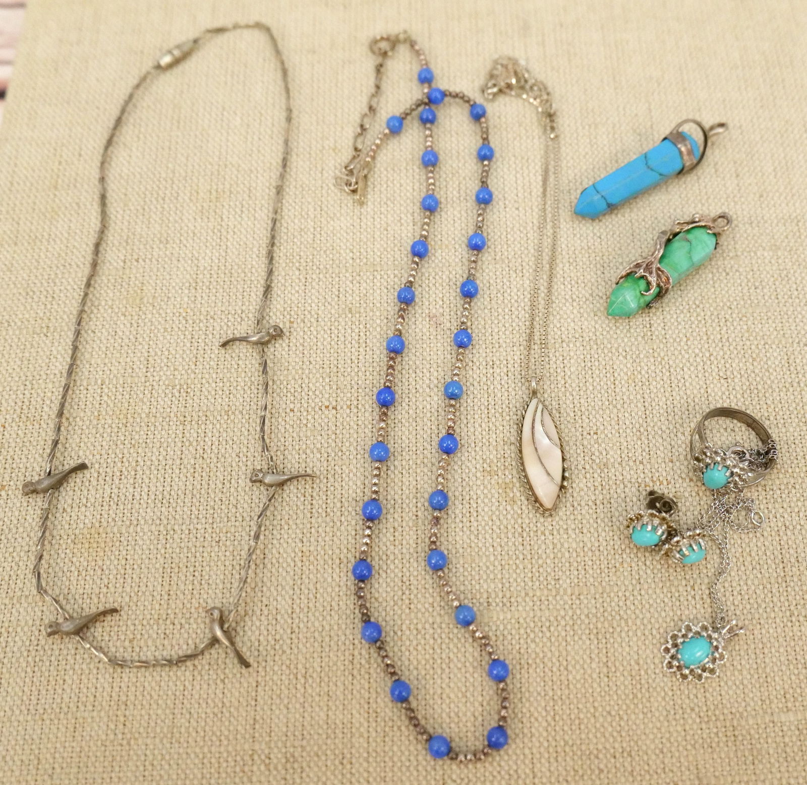 Lot of Sterling Silver and Stone Jewelry (1 of 5)