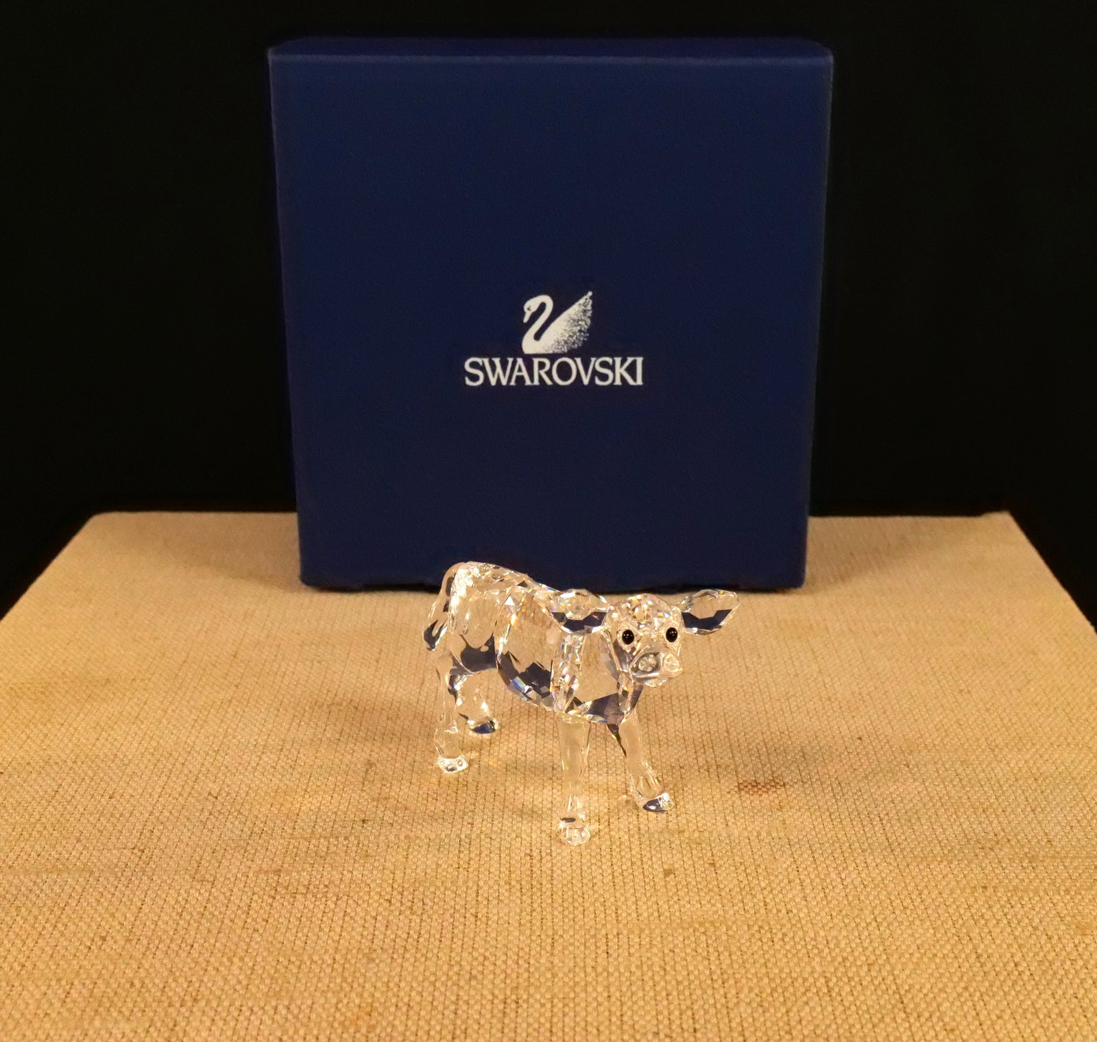 Swarovski Crystal Cow Figurine (1 of 8)