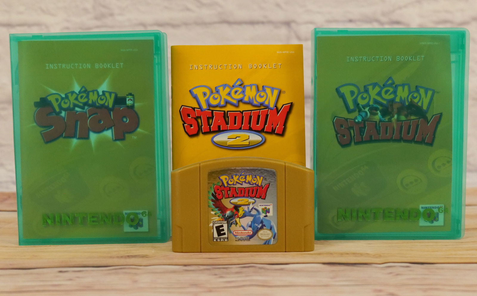 Lot of 3 Nintendo 64 Pokémon Video Games (1 of 13)