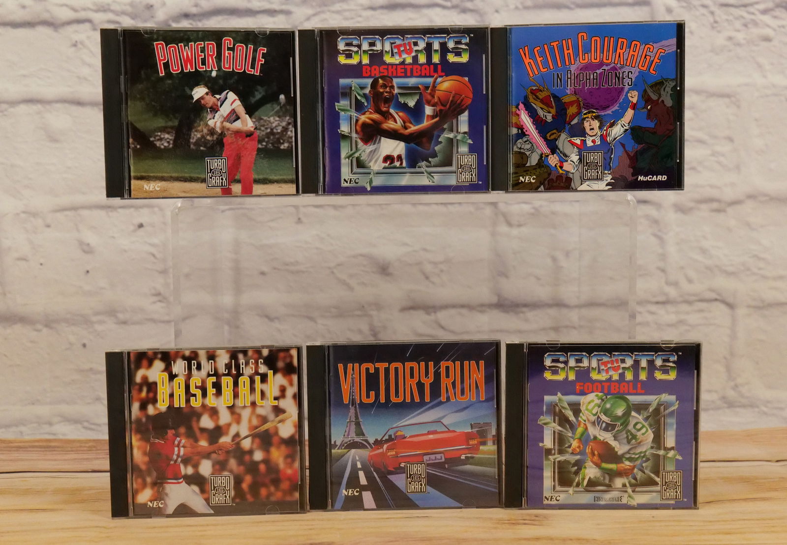Lot of 6 Turbo Grafx Video Games (1 of 10)