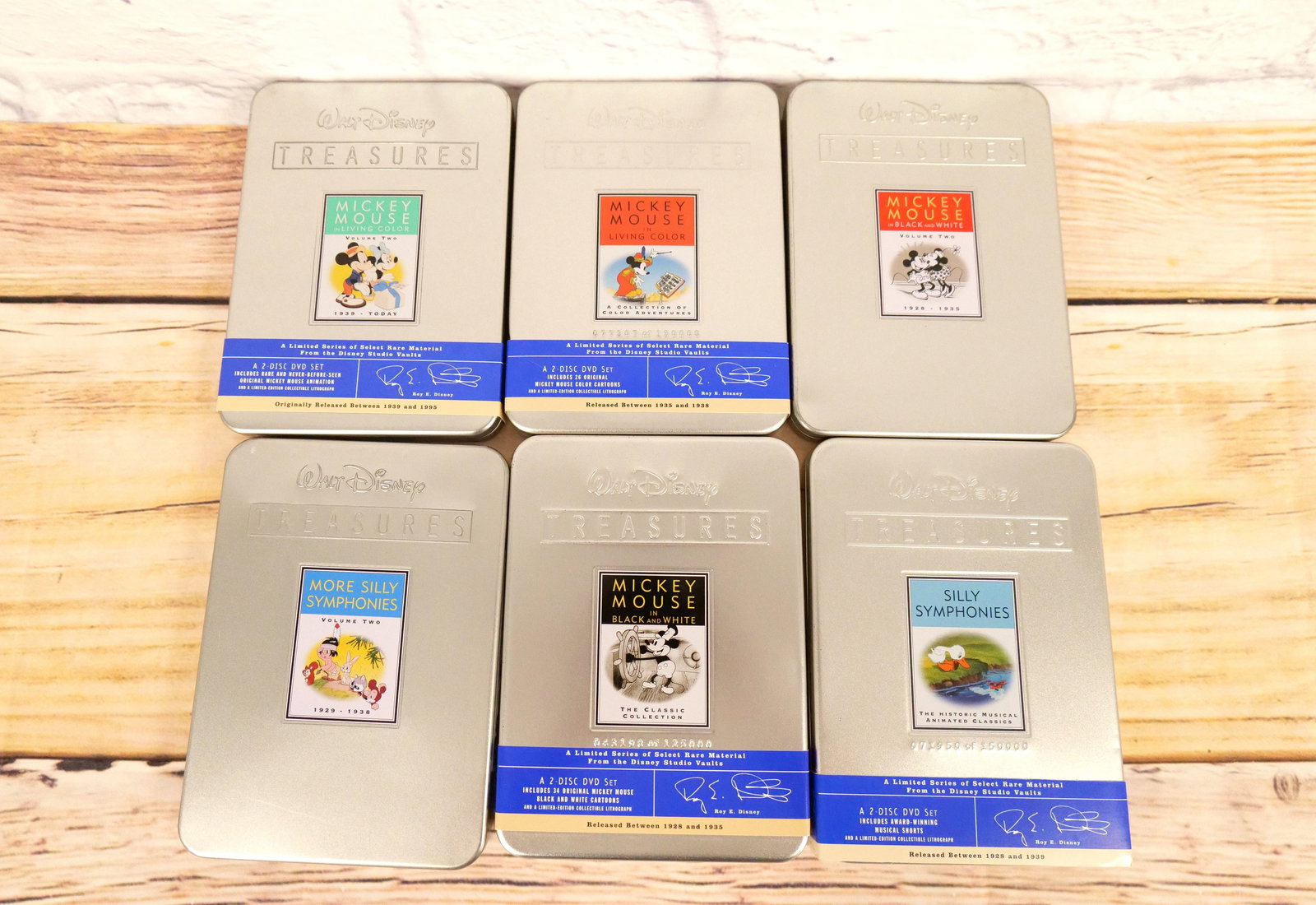 Lot of 6 Walt Disney Treasures DVD's (1 of 4)