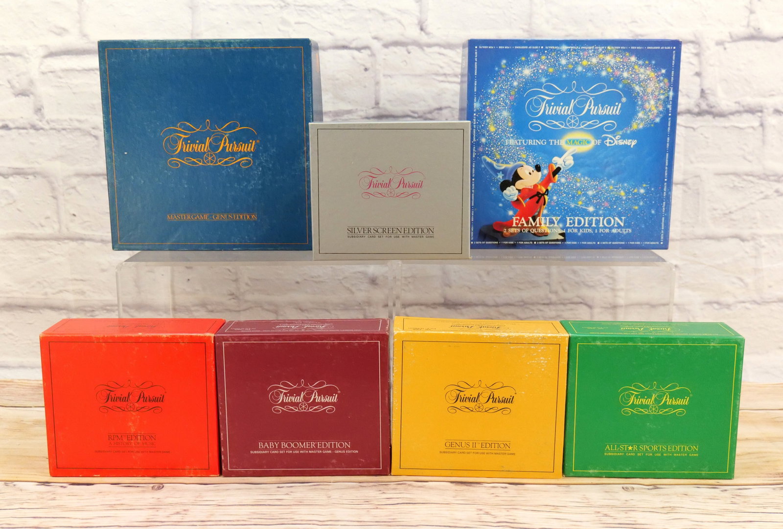 Lot of Trivial Pursuit Games: Lot of Trivial Pursuit Games including Baby Boomer Edition, Silver Screen Edition, Disney, RPM Edition and More. All opened. All invoices must be paid within 24 hours of the sale. We offer multiple sh