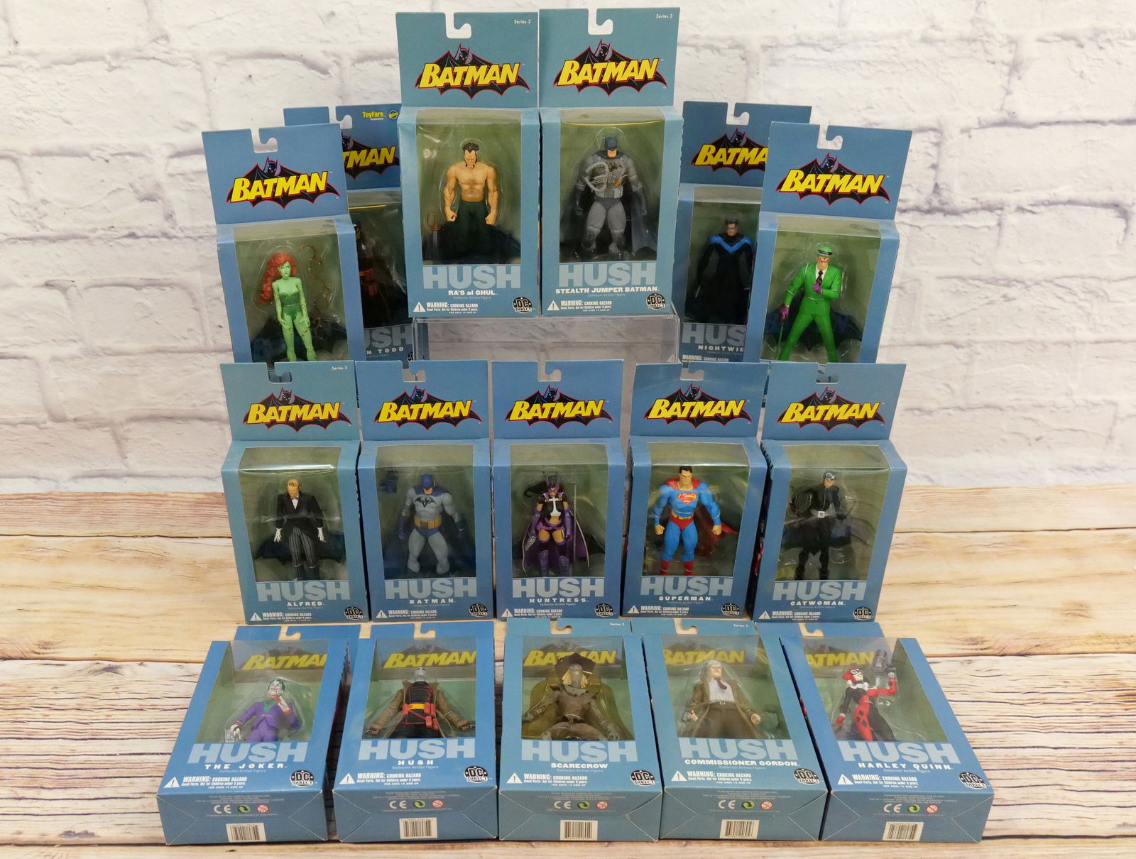 Lot of DC Direct Hush Action Figures - Complete Set (1 of 18)