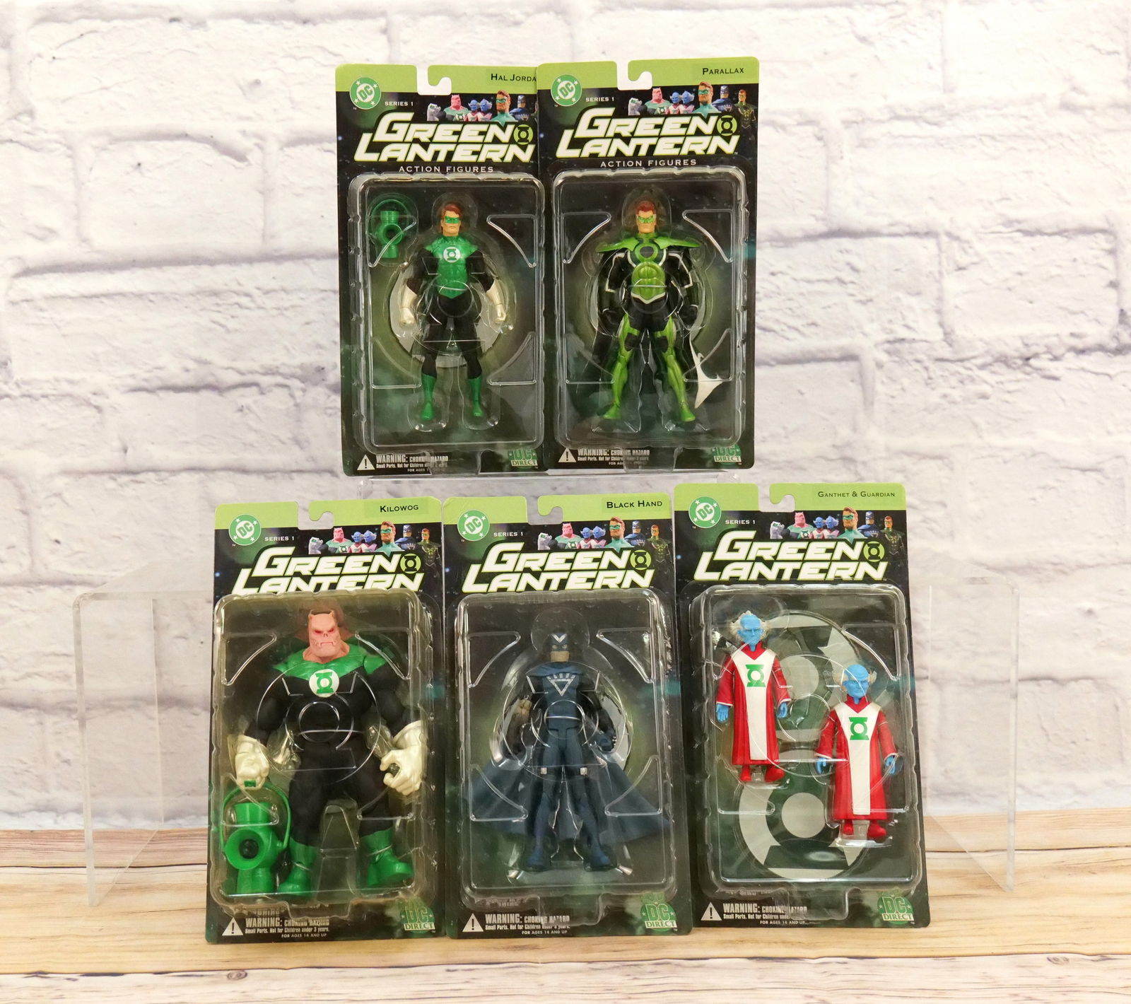 Lot of DC Direct Green Lantern Series 1 Action Figures (1 of 8)