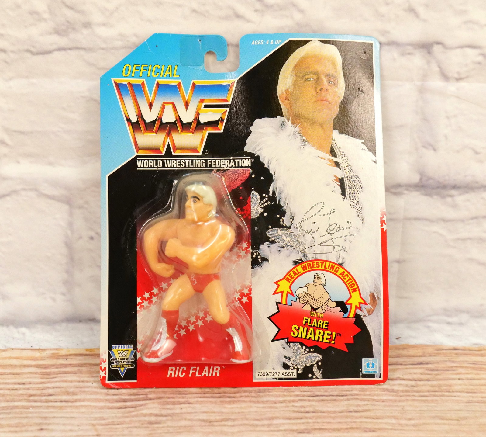 Hasbro WWF Ric Flair Action Figure - Sealed: Hasbro WWF Ric Flair Action Figure - Sealed on Card. All invoices must be paid within 24 hours of the sale. We offer multiple shipping options besides the Liveauctioneers Liveship quoted on this listi